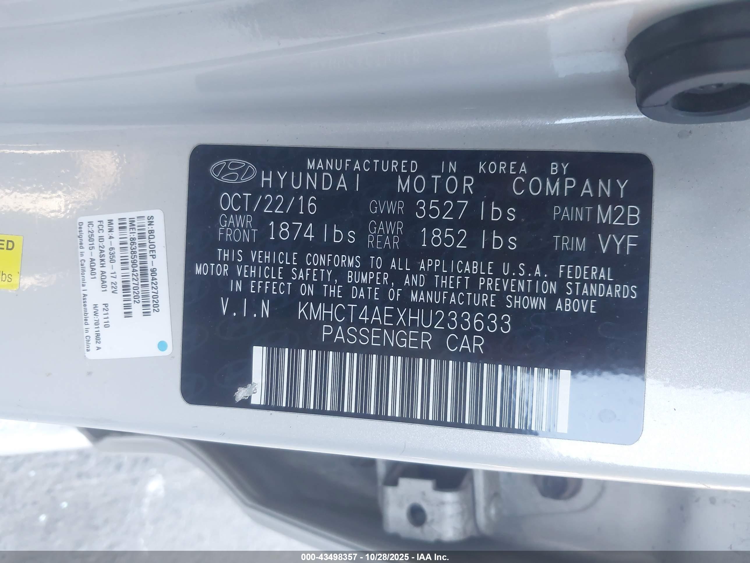 HYUNDAI ACCENT image 9