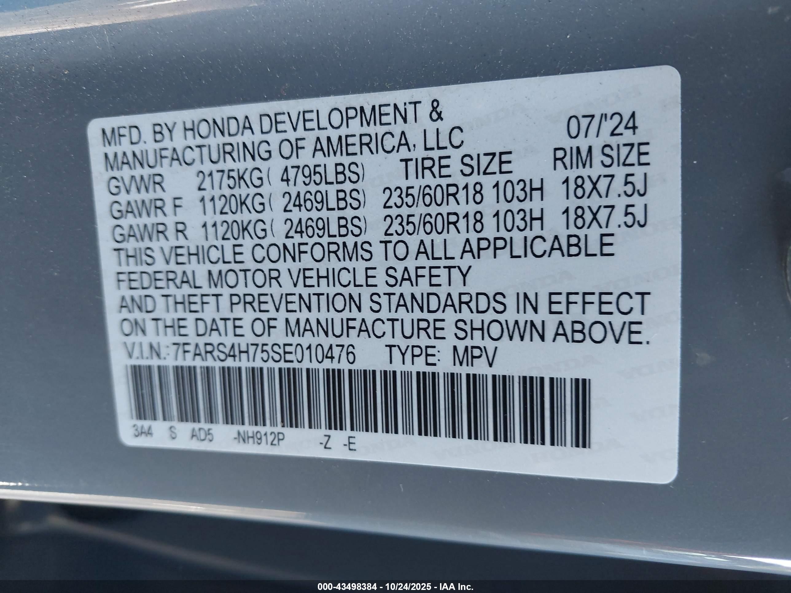 HONDA CR-V image 9