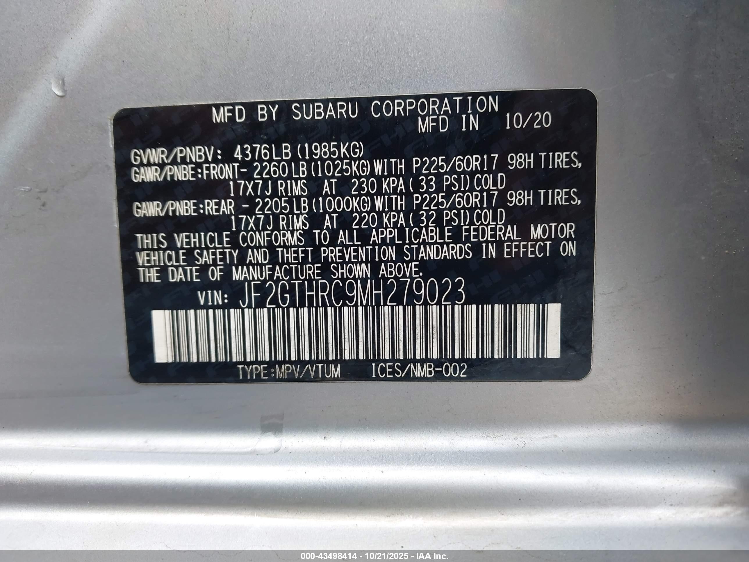SUBARU CROSSTREK image 9