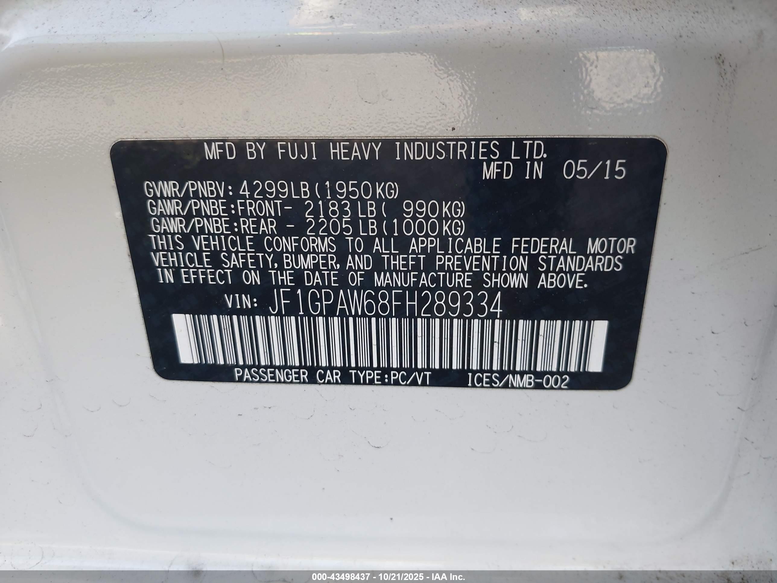 SUBARU IMPREZA image 9
