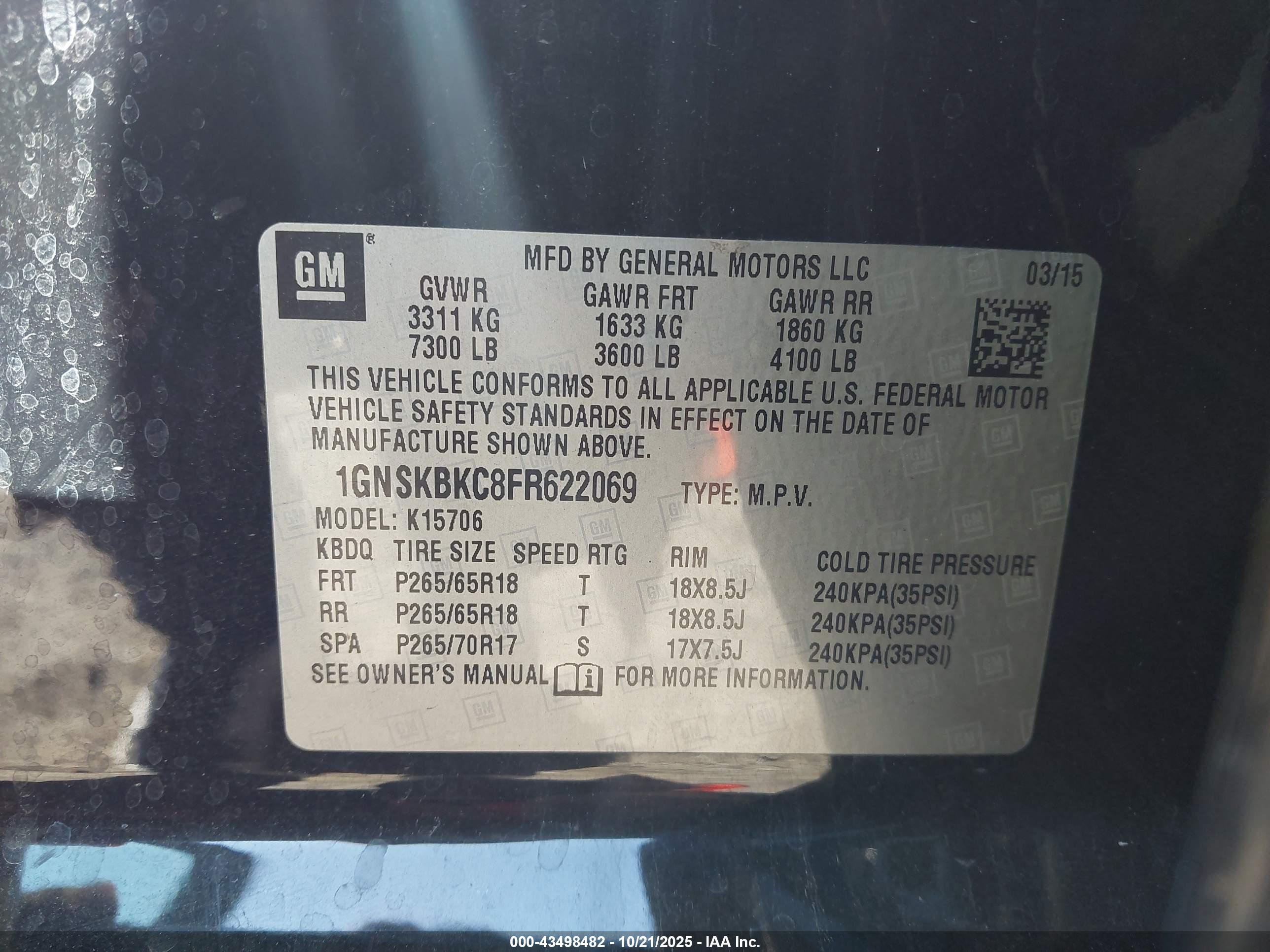 CHEVROLET TAHOE image 9