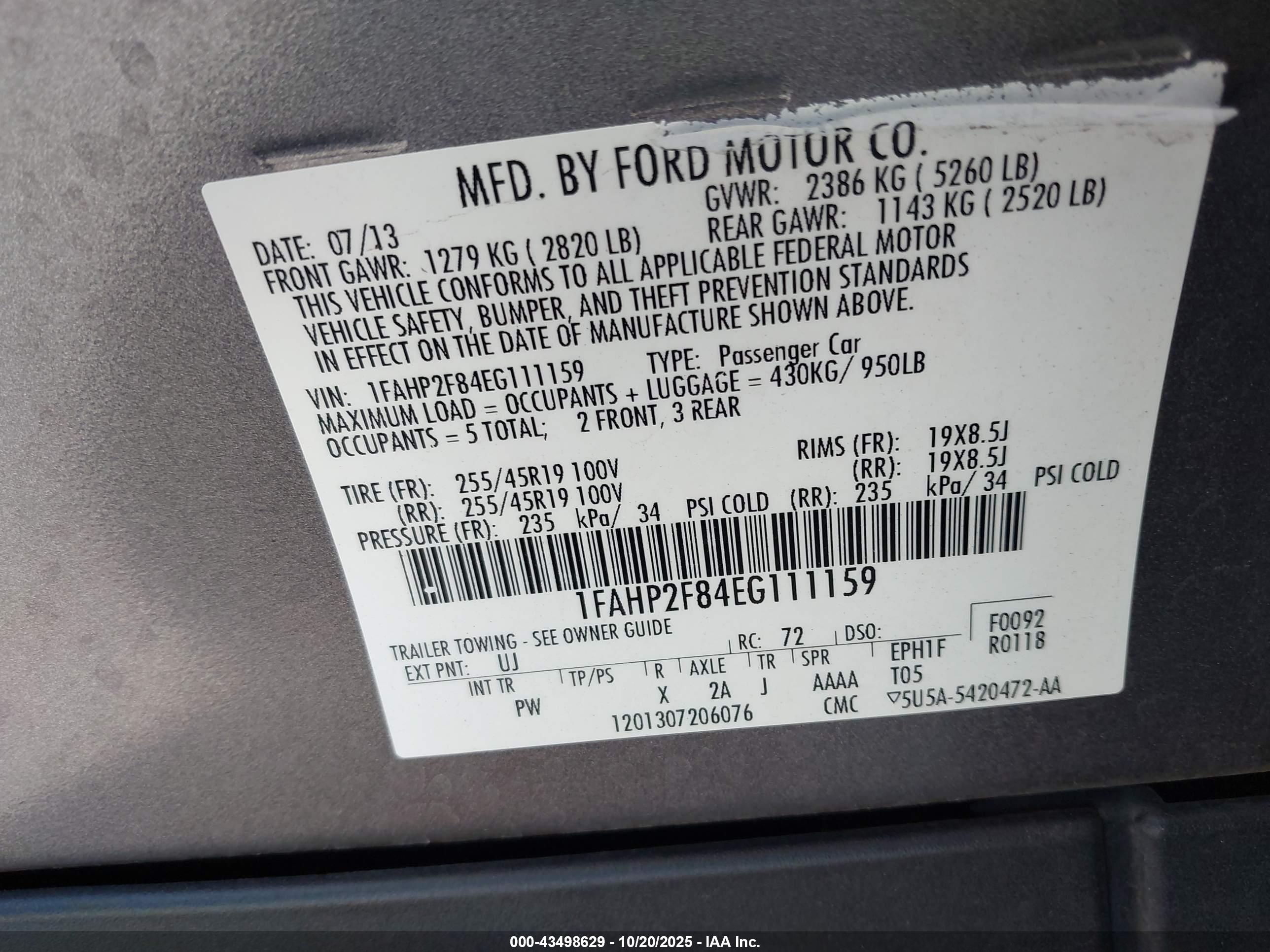FORD TAURUS image 9