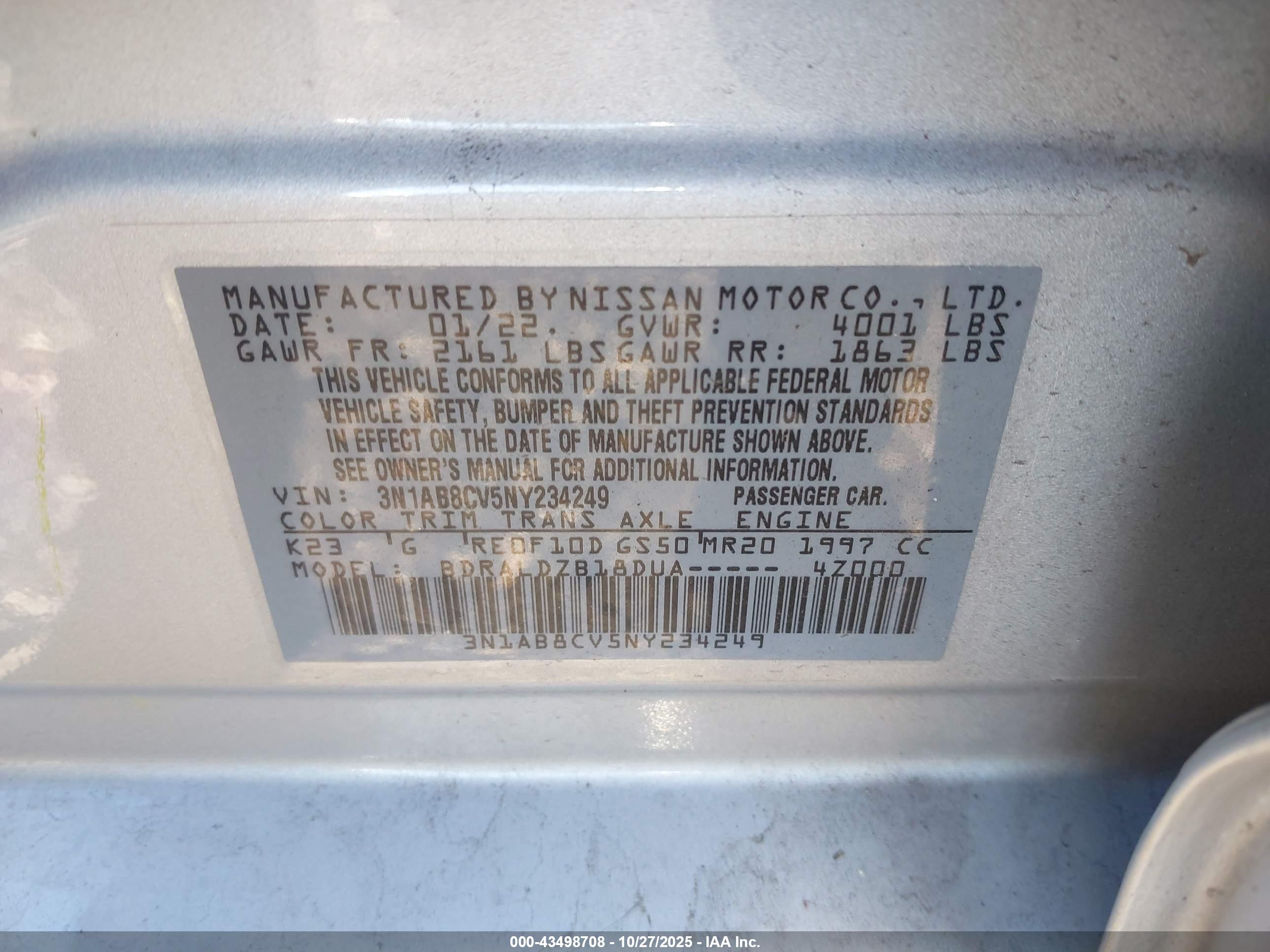 NISSAN SENTRA image 9