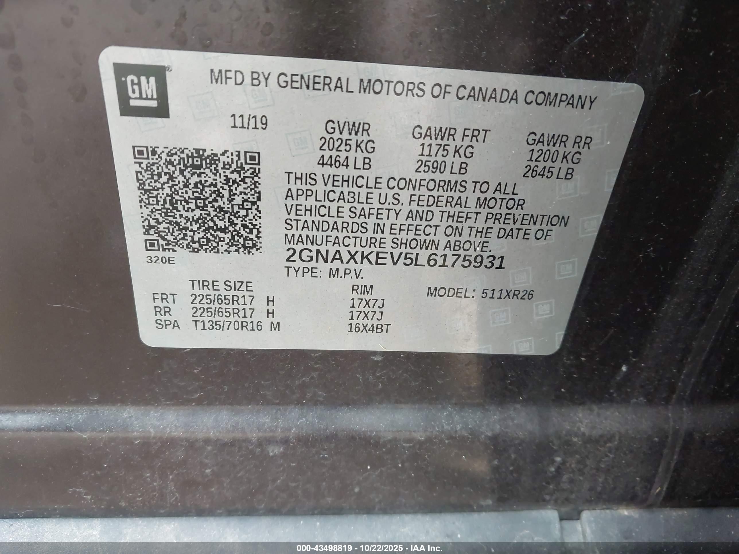 CHEVROLET EQUINOX image 9