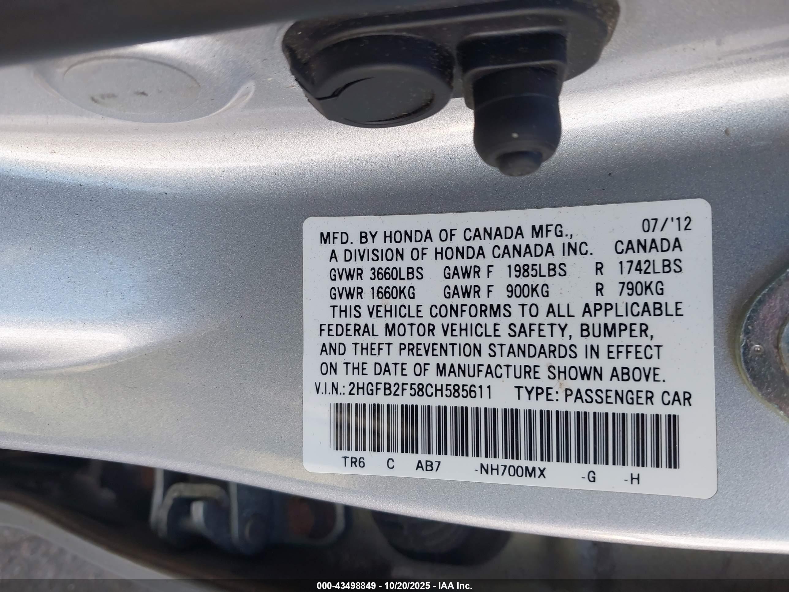 HONDA CIVIC image 9