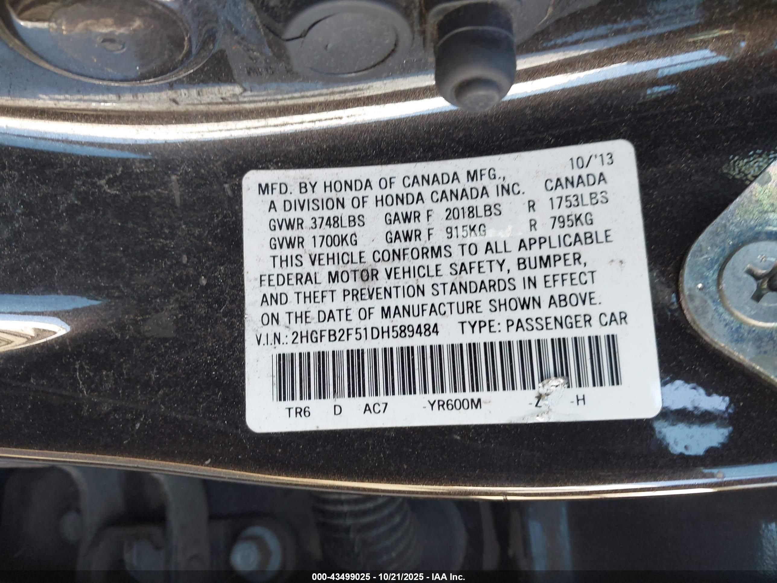 HONDA CIVIC image 9