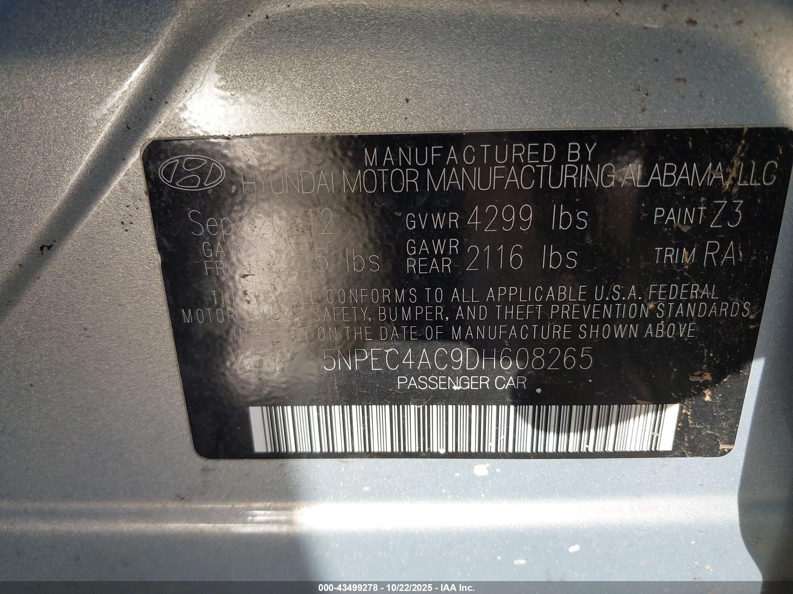 HYUNDAI SONATA image 9
