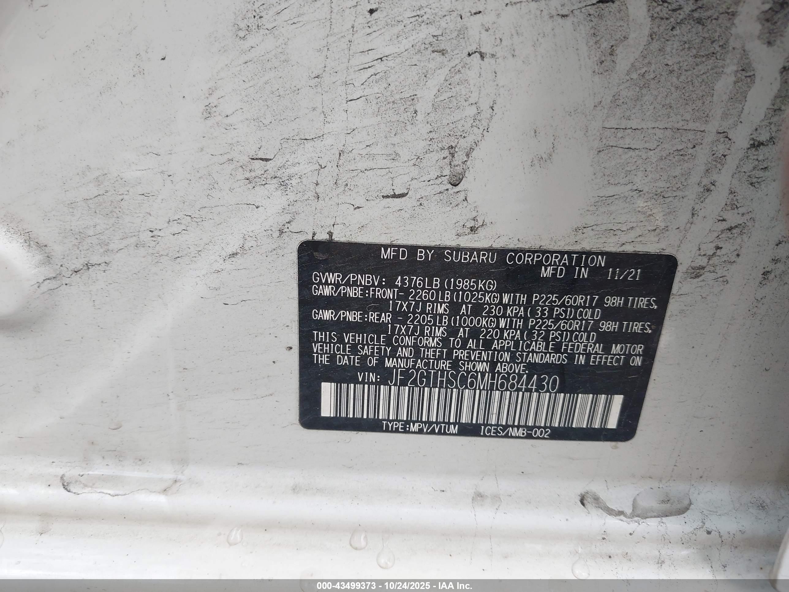 SUBARU CROSSTREK image 9