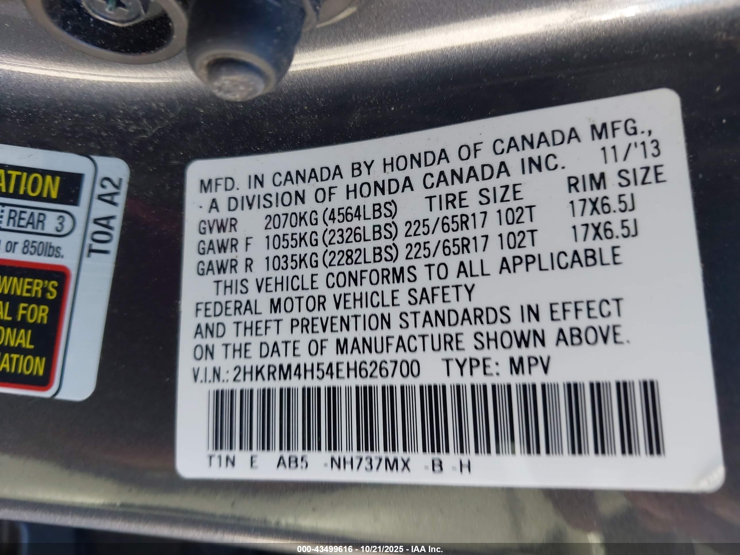 HONDA CR-V image 9
