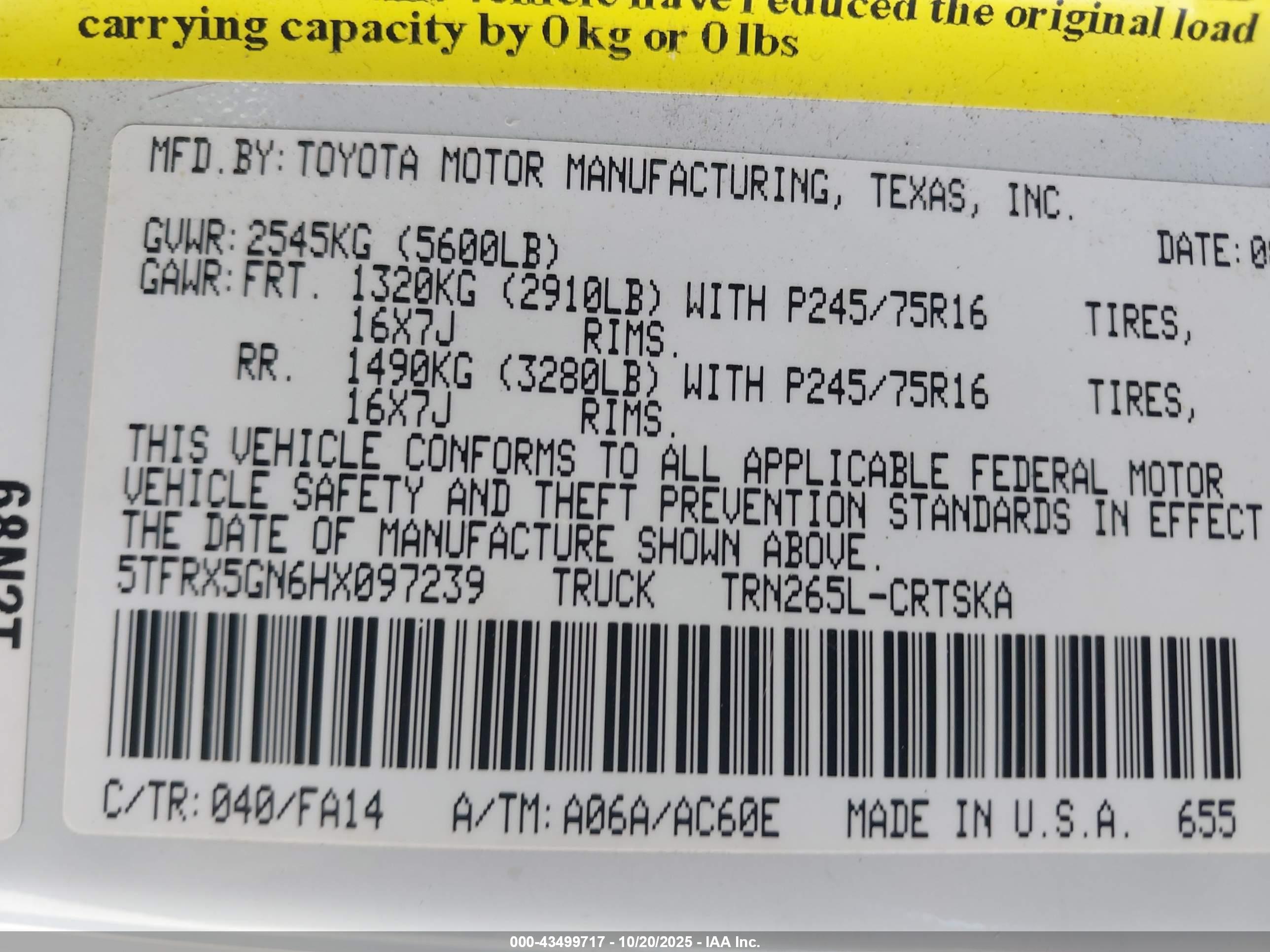 TOYOTA TACOMA image 9