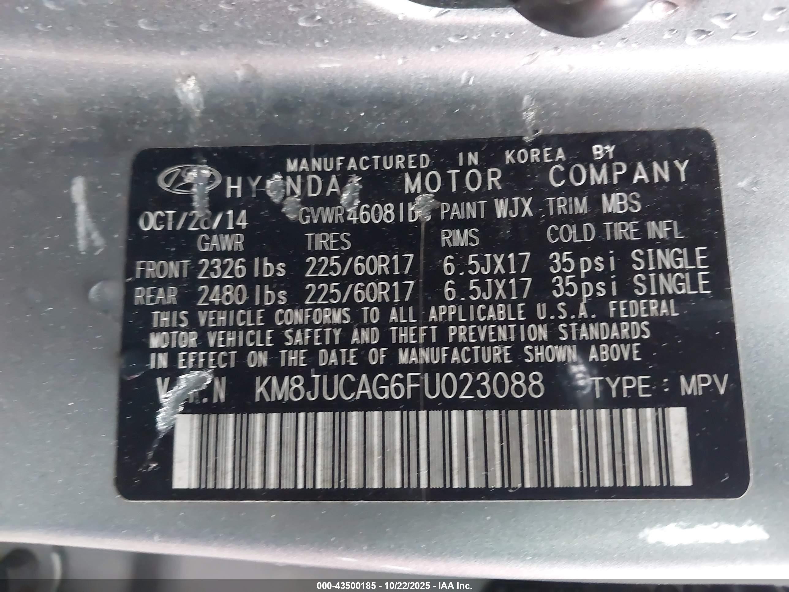 HYUNDAI TUCSON image 9