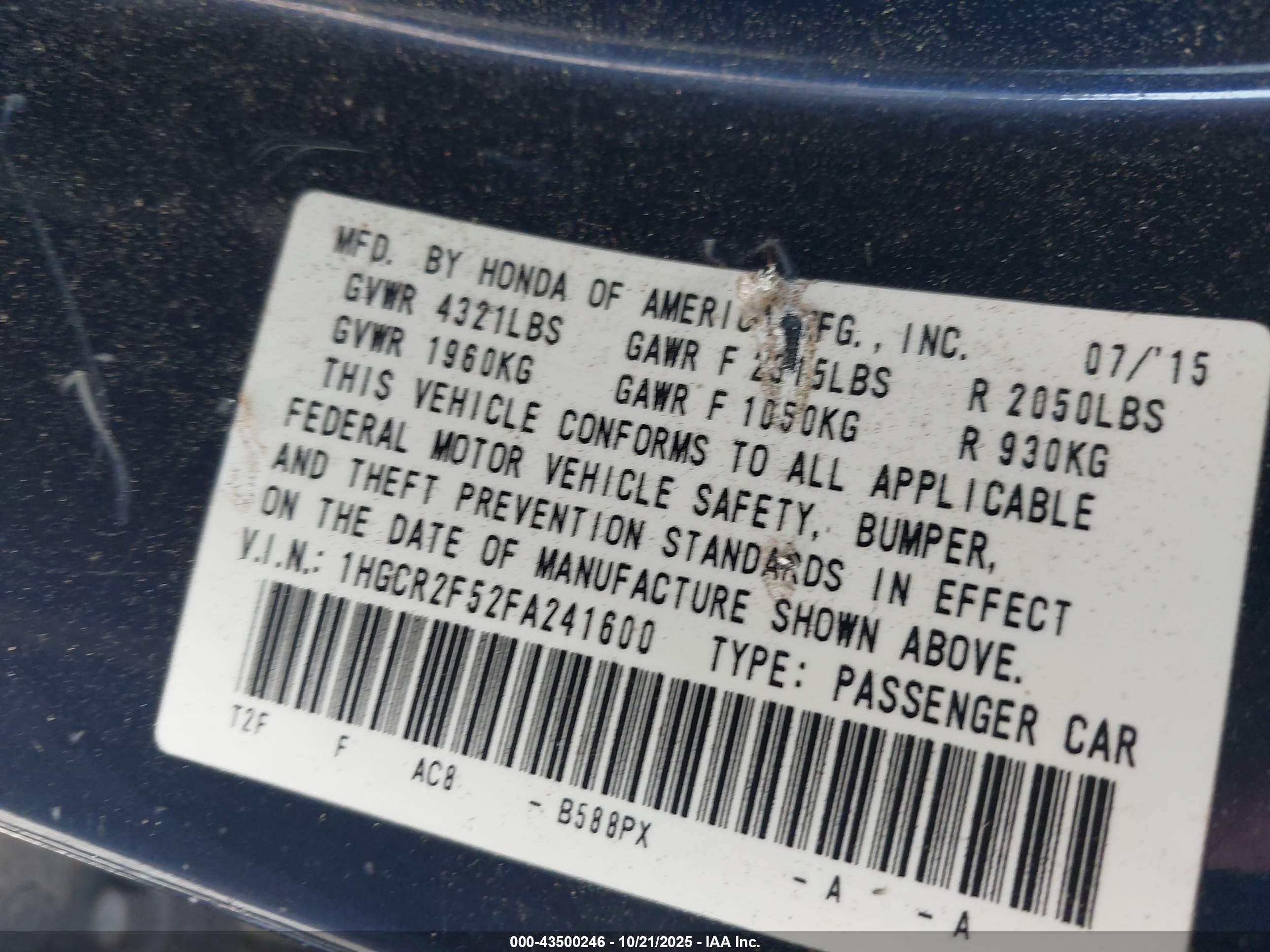 HONDA ACCORD image 9