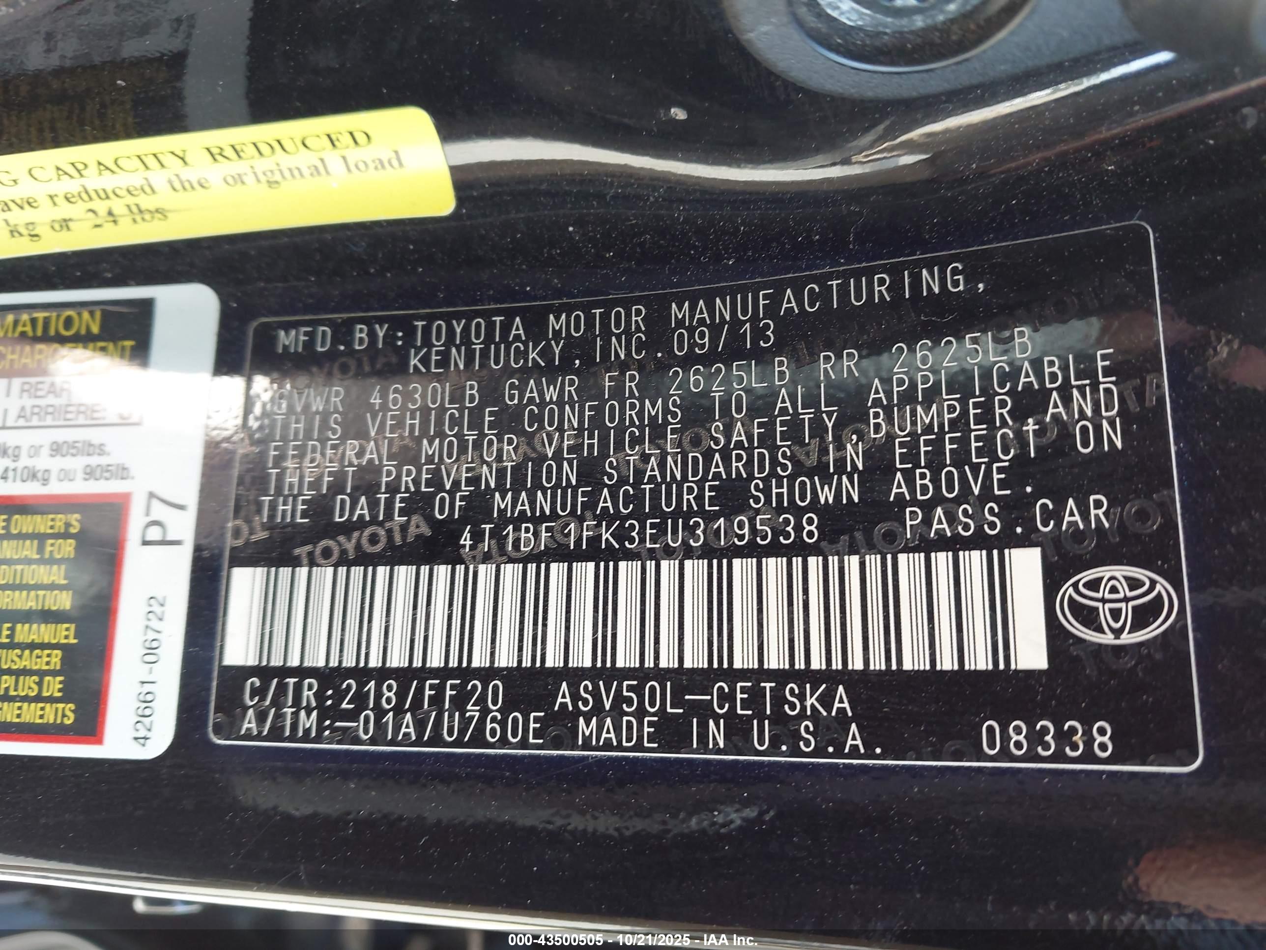 TOYOTA CAMRY image 9