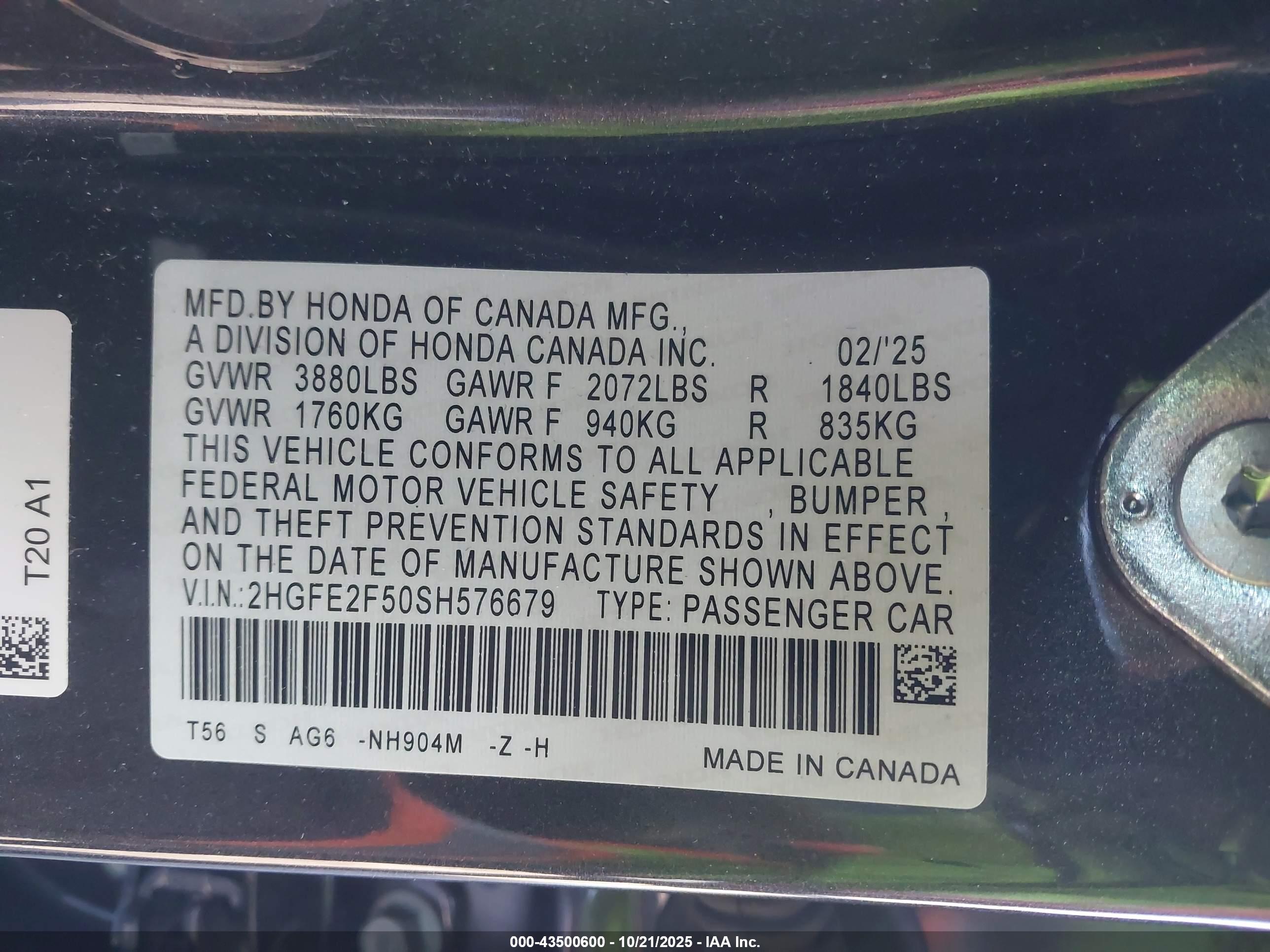 HONDA CIVIC image 9