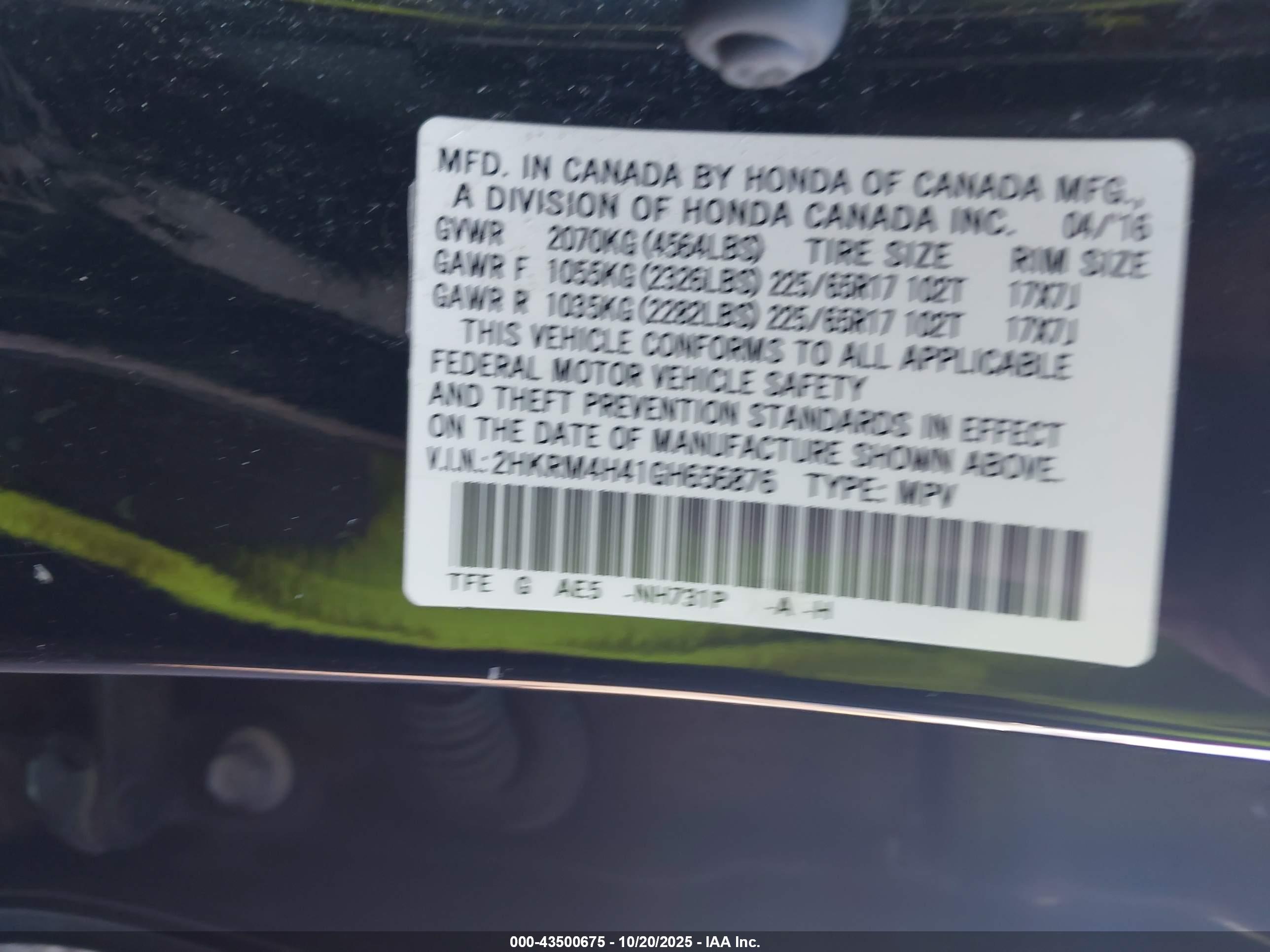 HONDA CR-V image 9