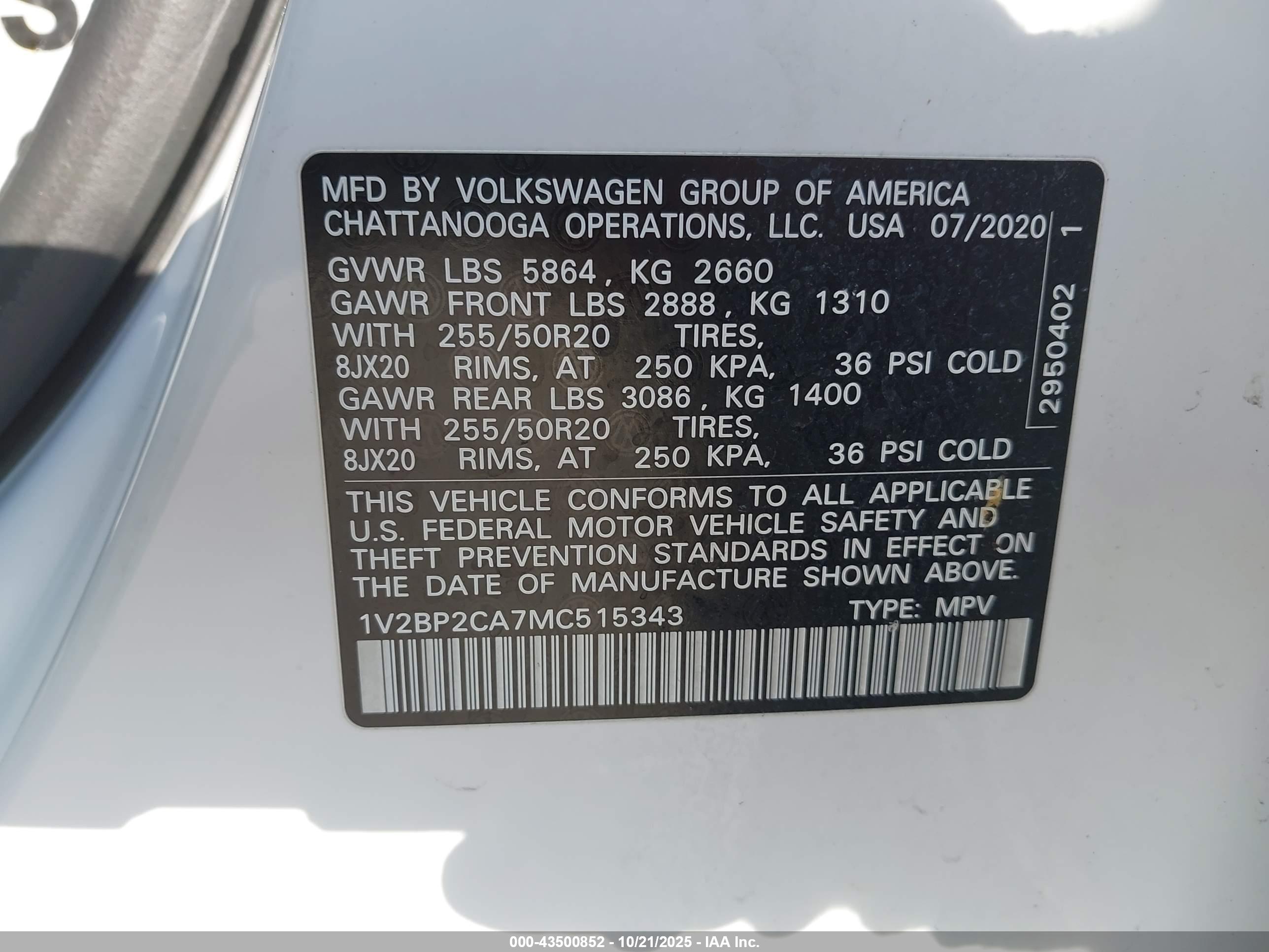 VOLKSWAGEN ATLAS image 9