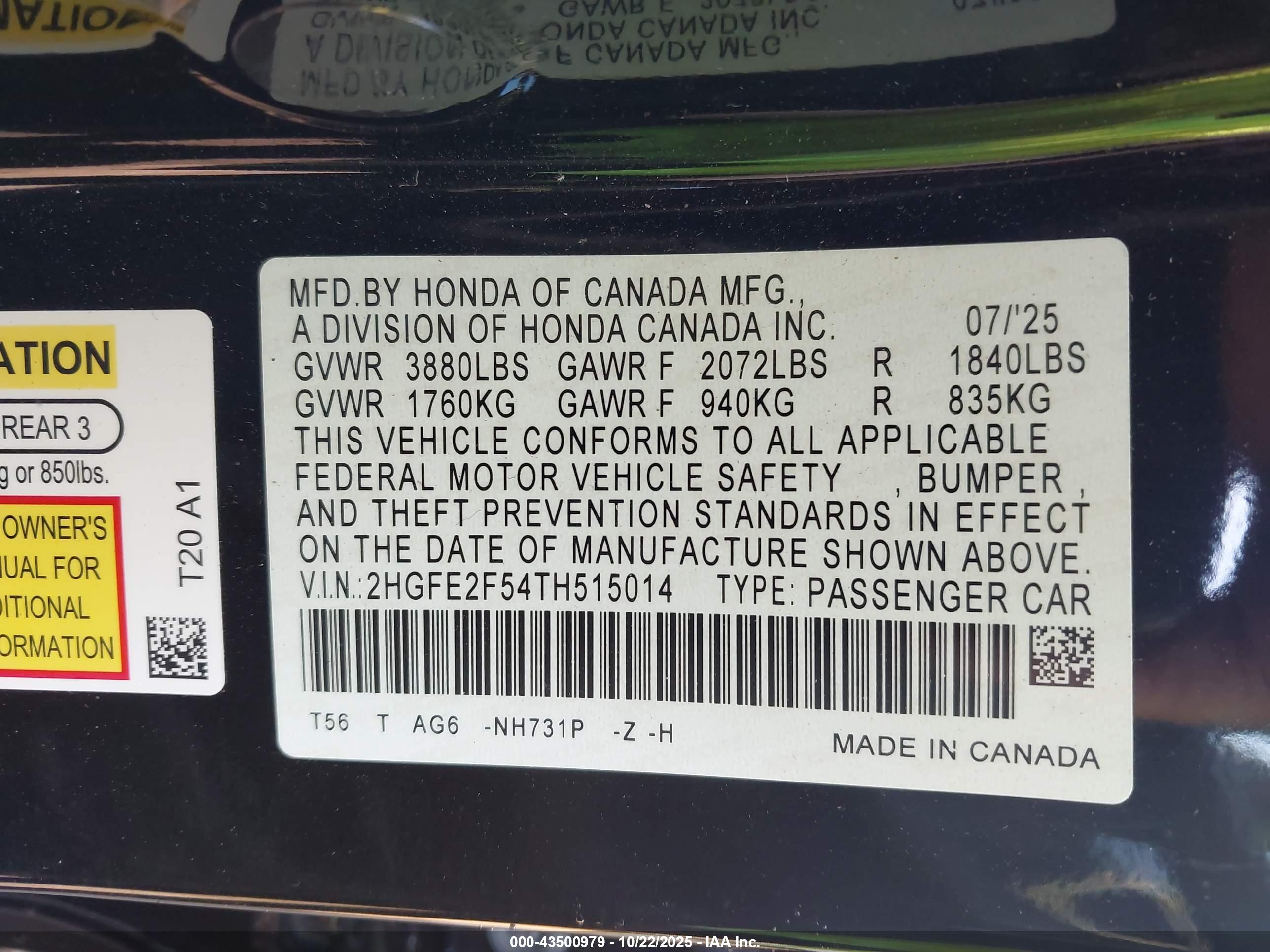 HONDA CIVIC image 9