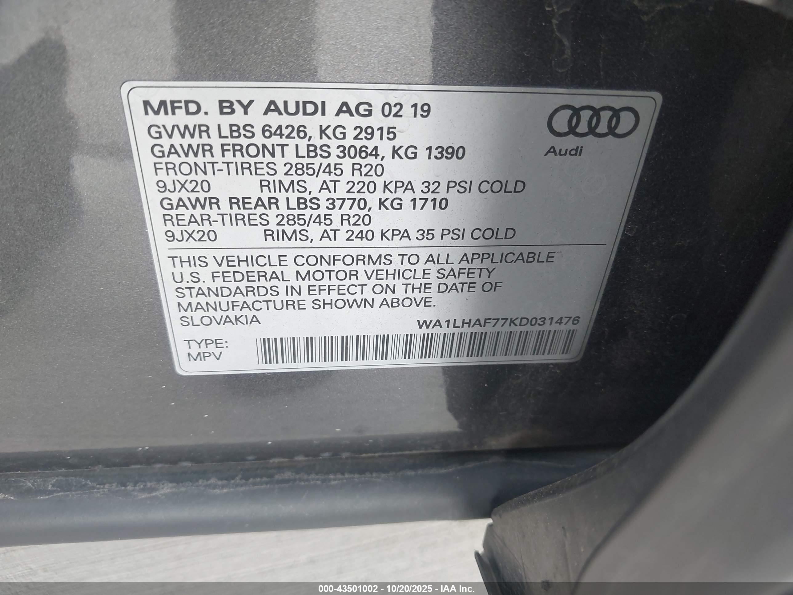 AUDI Q7 image 9