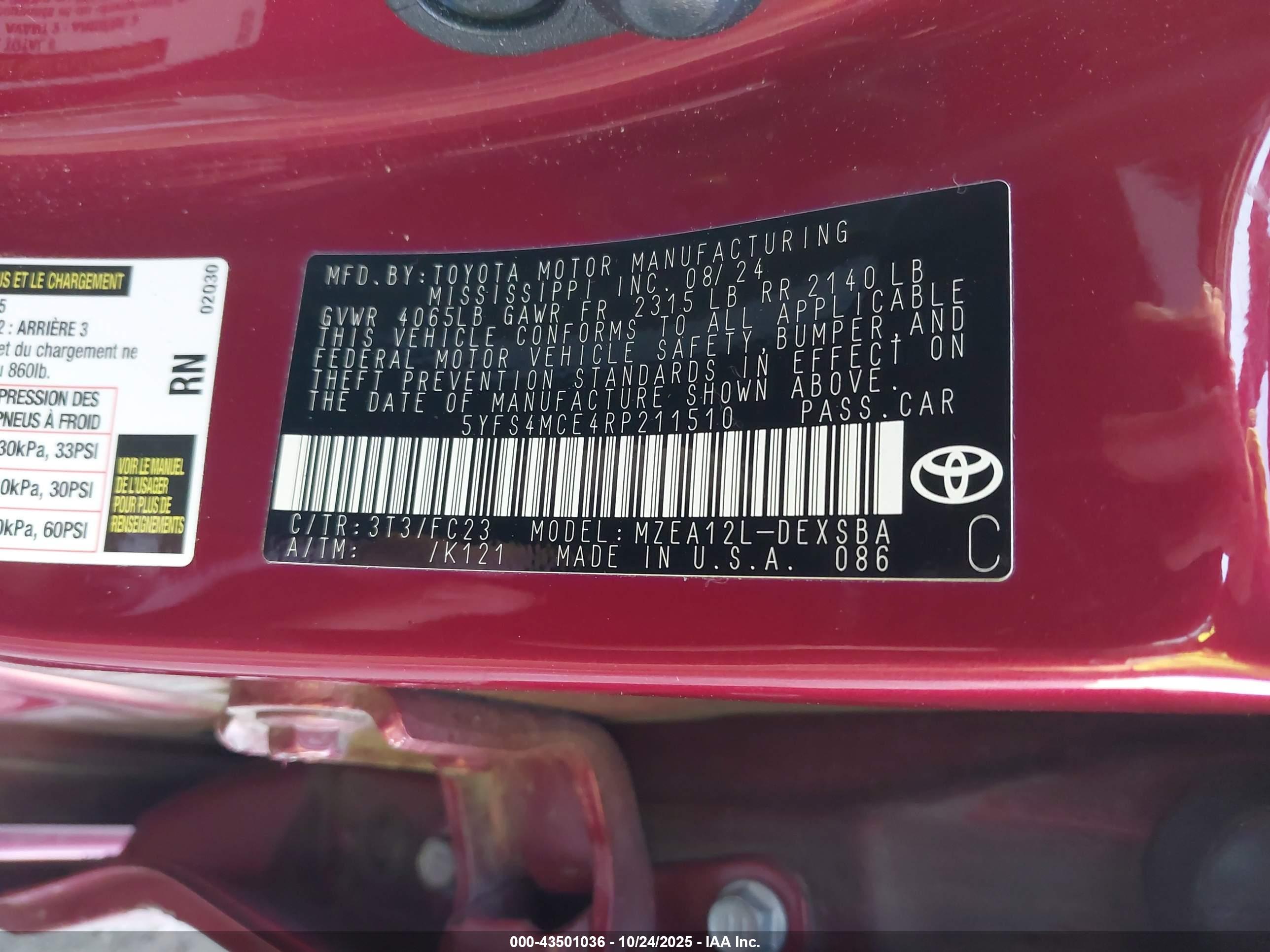 TOYOTA COROLLA image 9