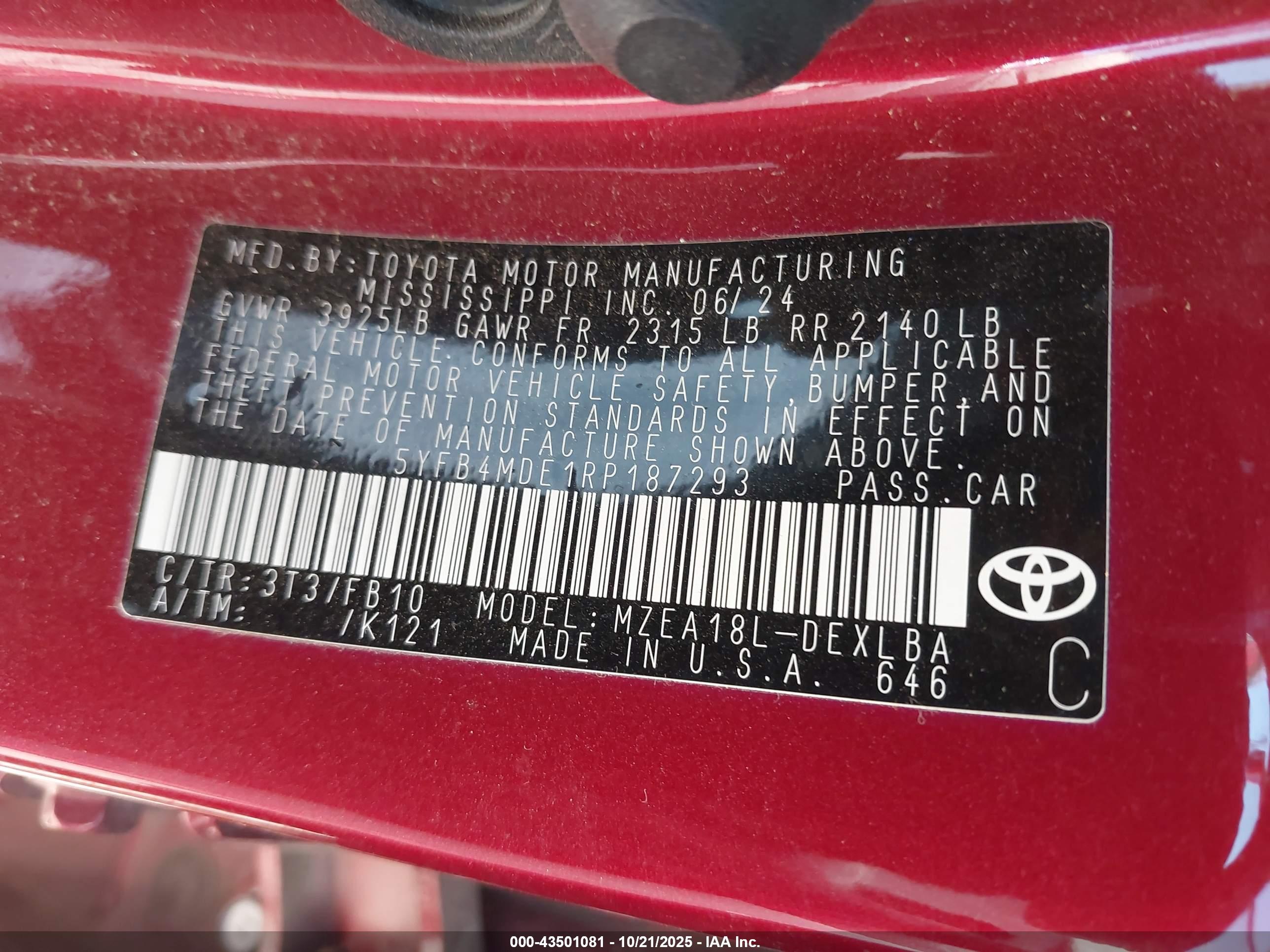 TOYOTA COROLLA image 9