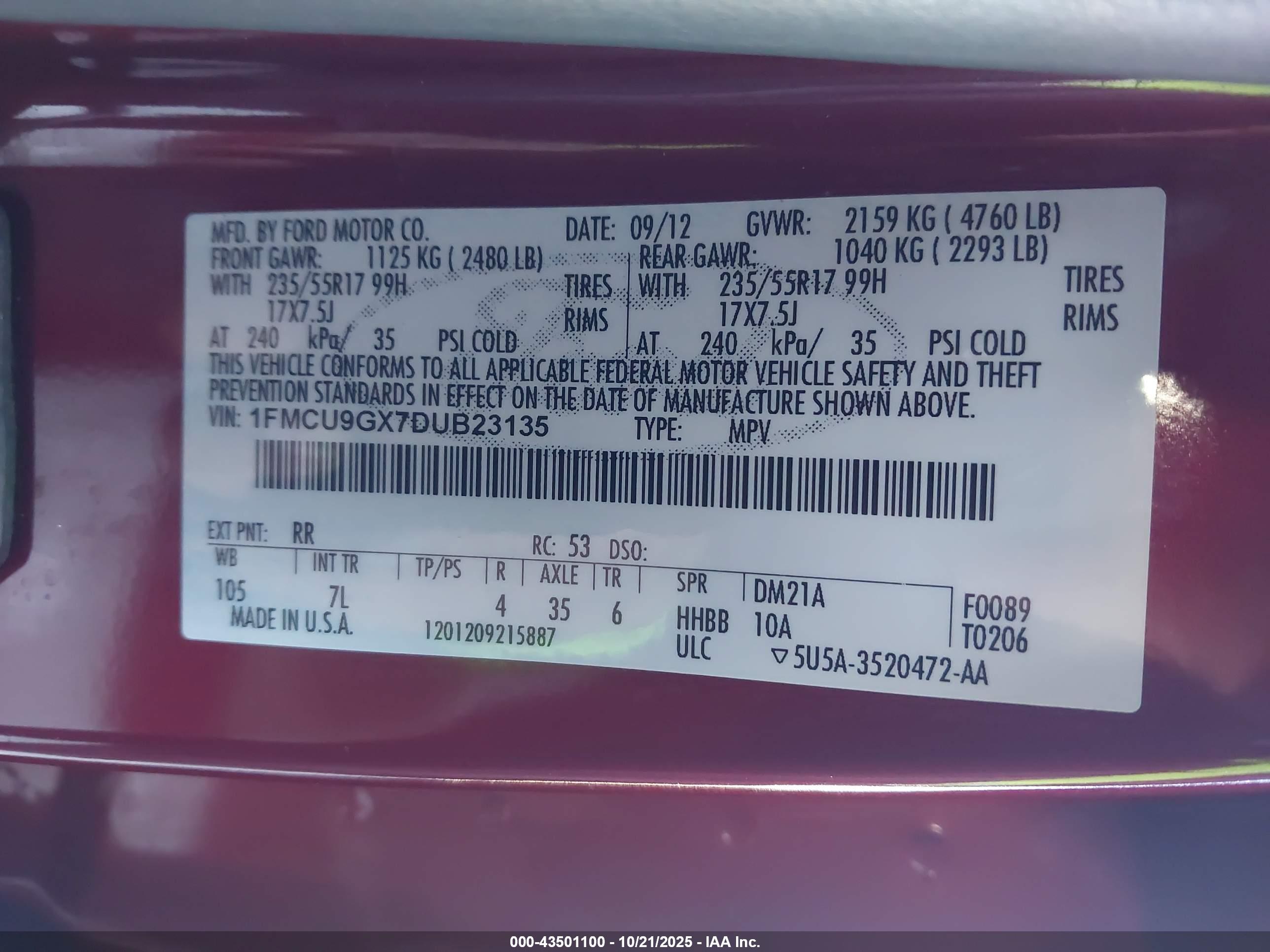 FORD ESCAPE image 9