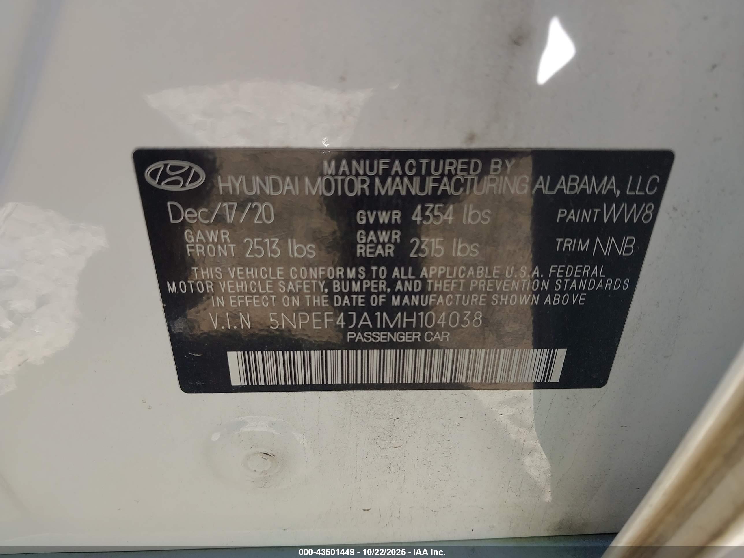 HYUNDAI SONATA image 9