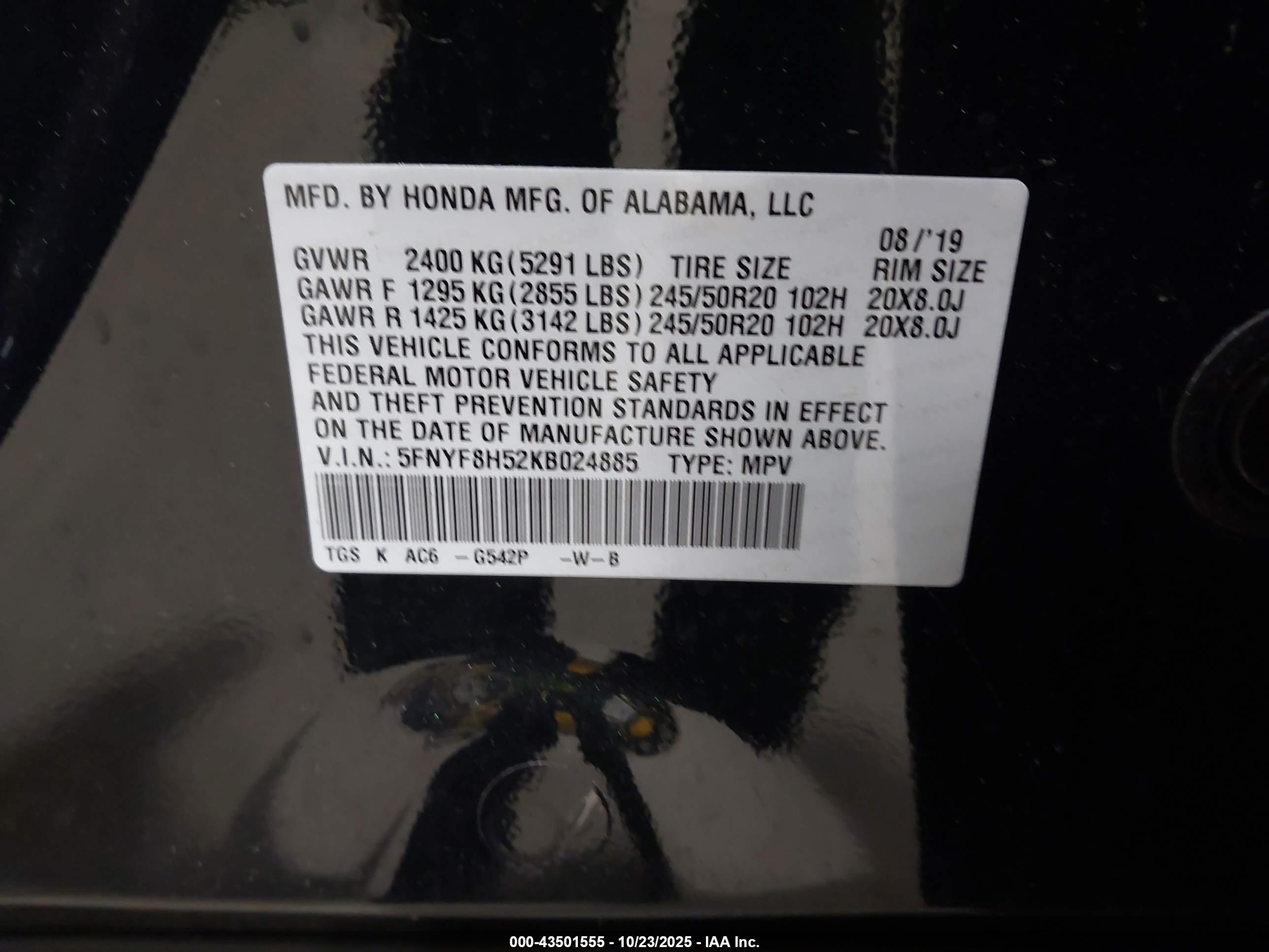 HONDA PASSPORT image 9