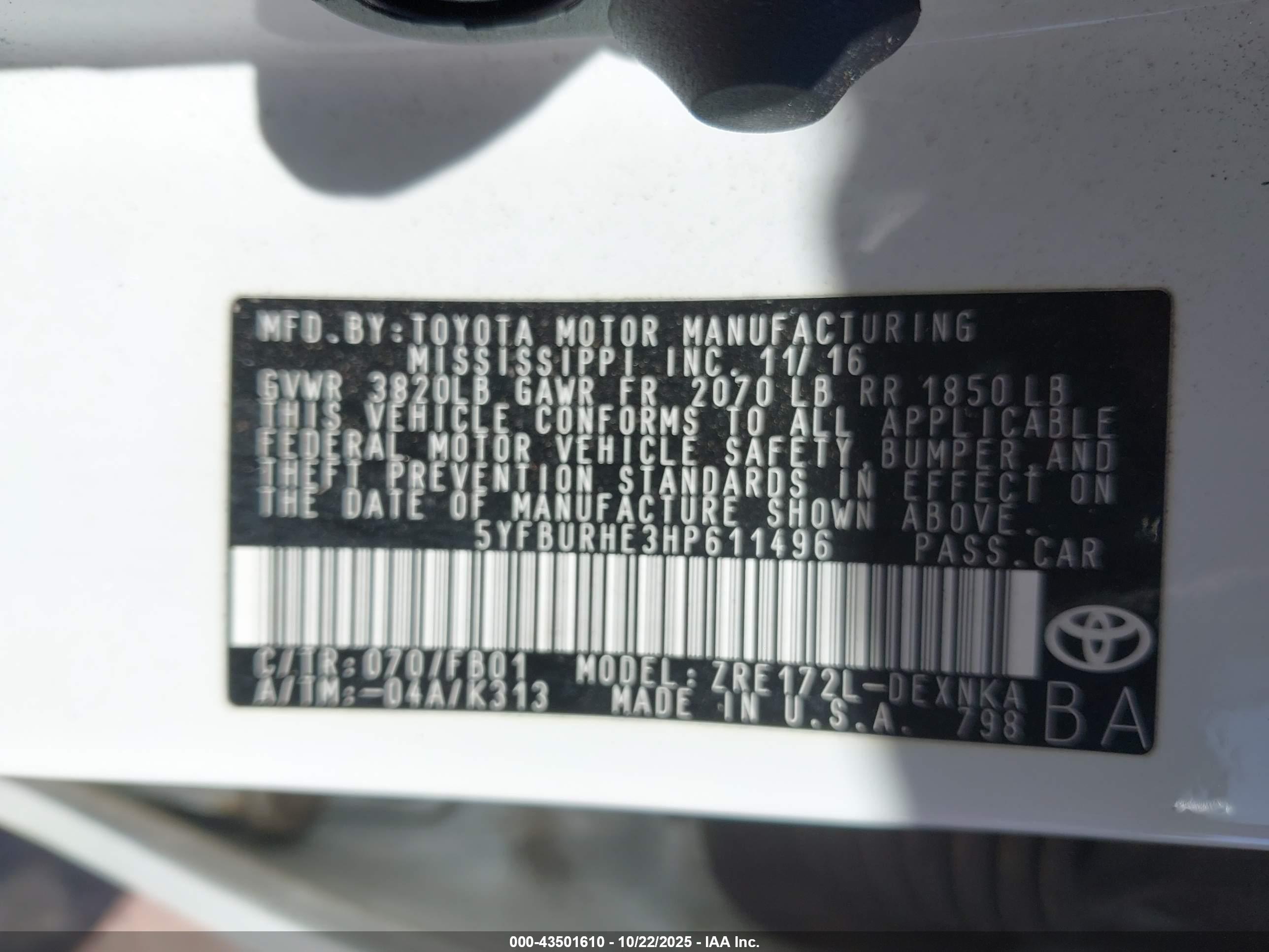 TOYOTA COROLLA image 9