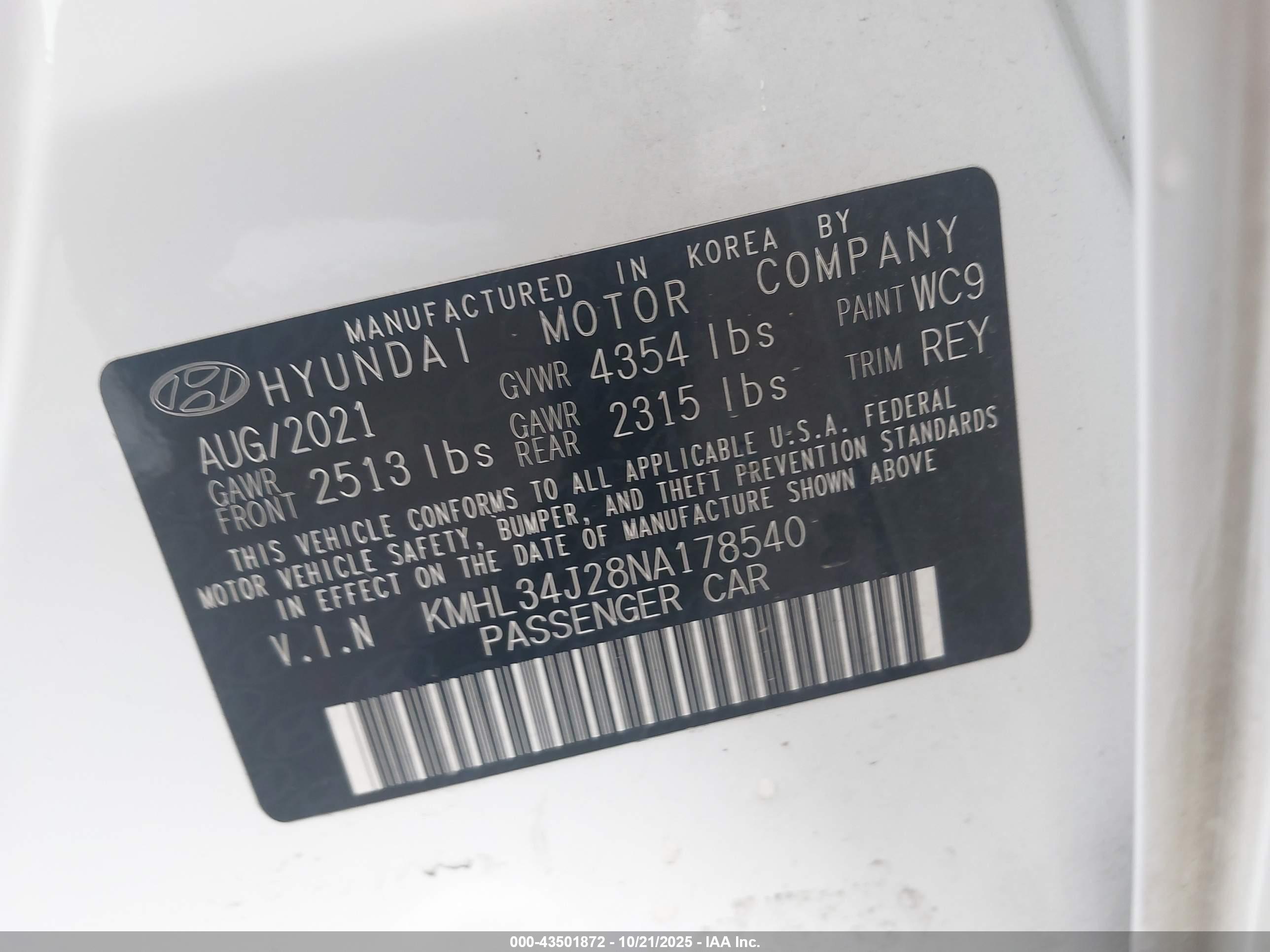 HYUNDAI SONATA image 9