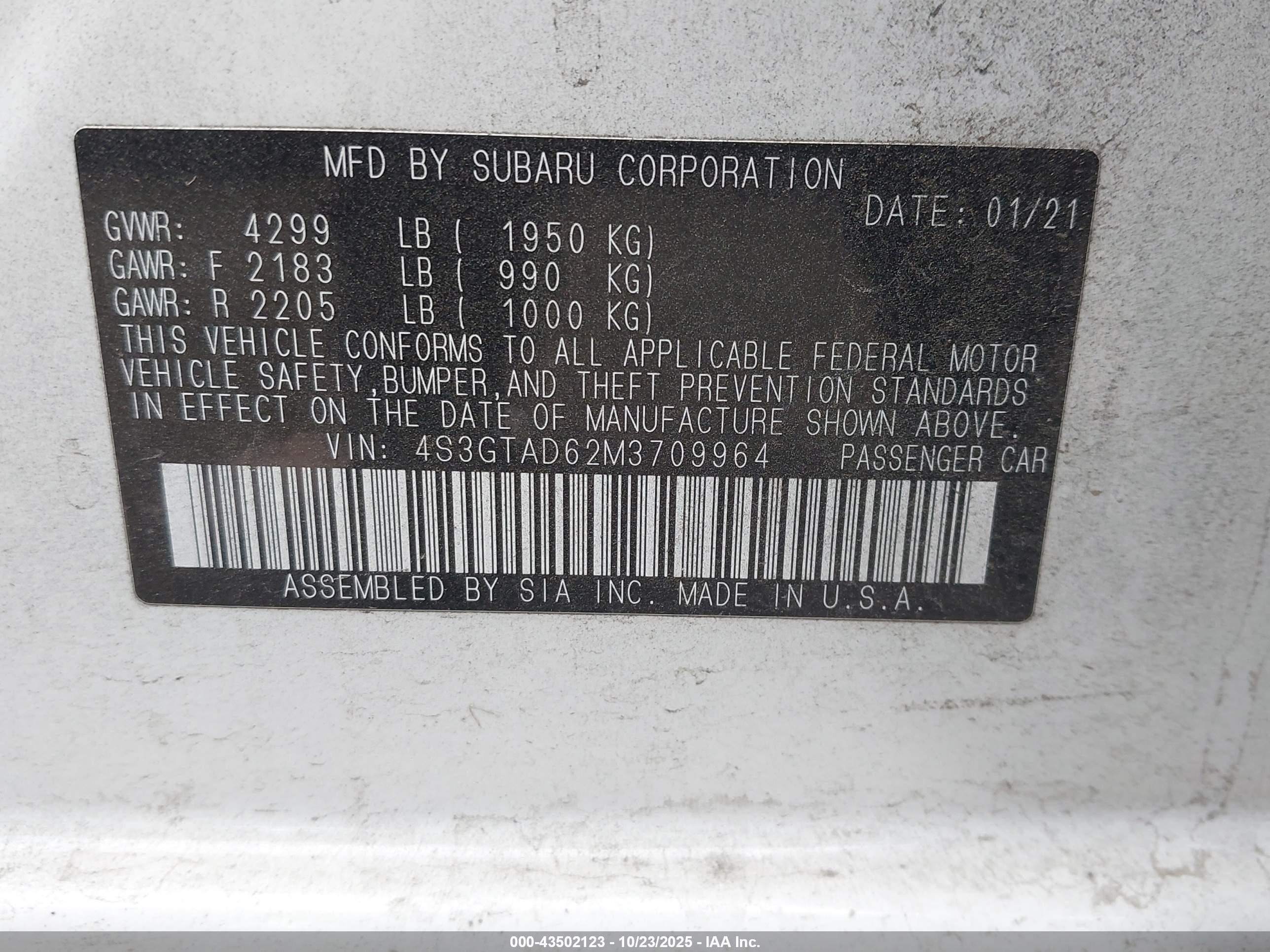 SUBARU IMPREZA image 9