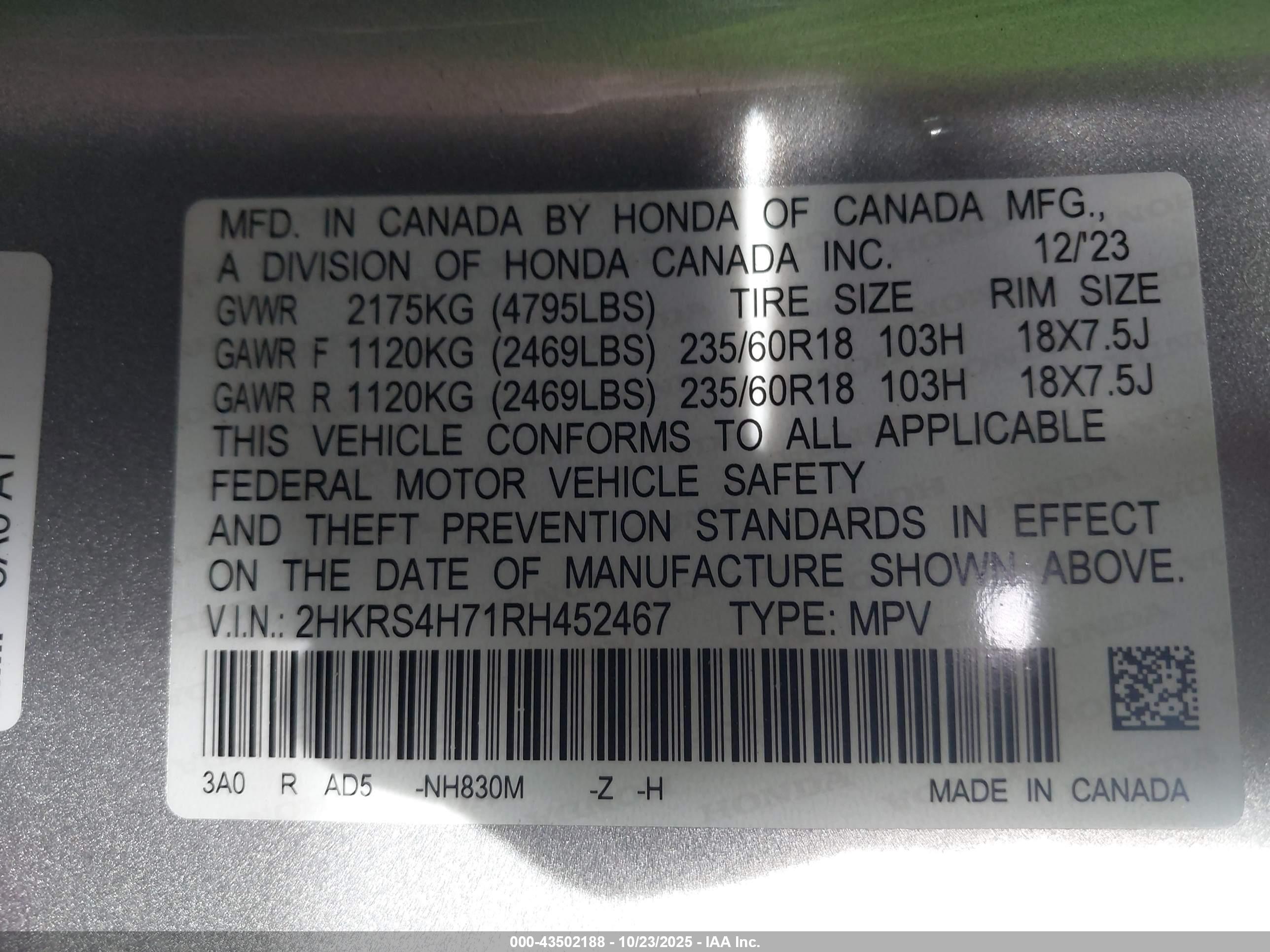 HONDA CR-V image 9