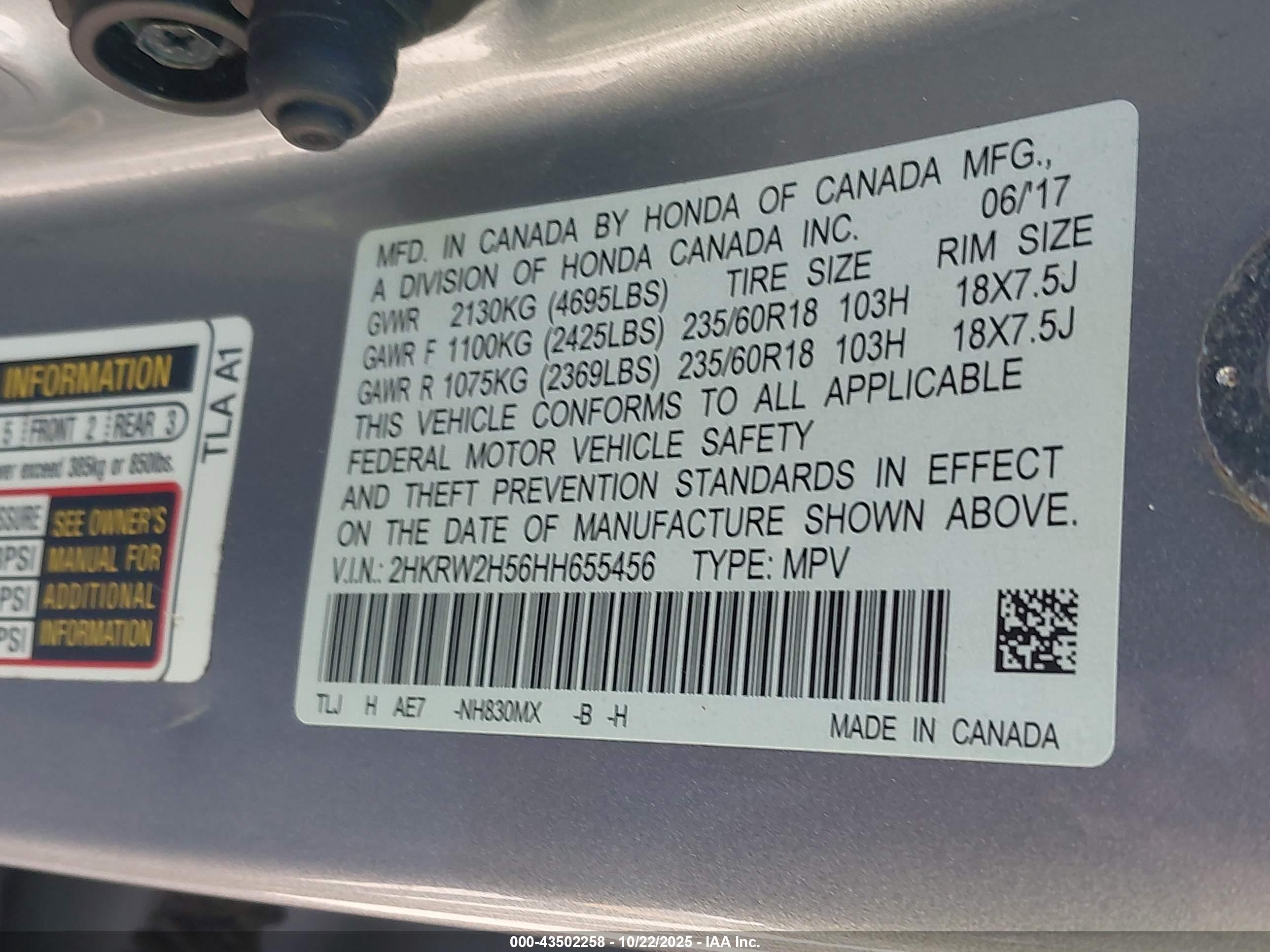 HONDA CR-V image 9