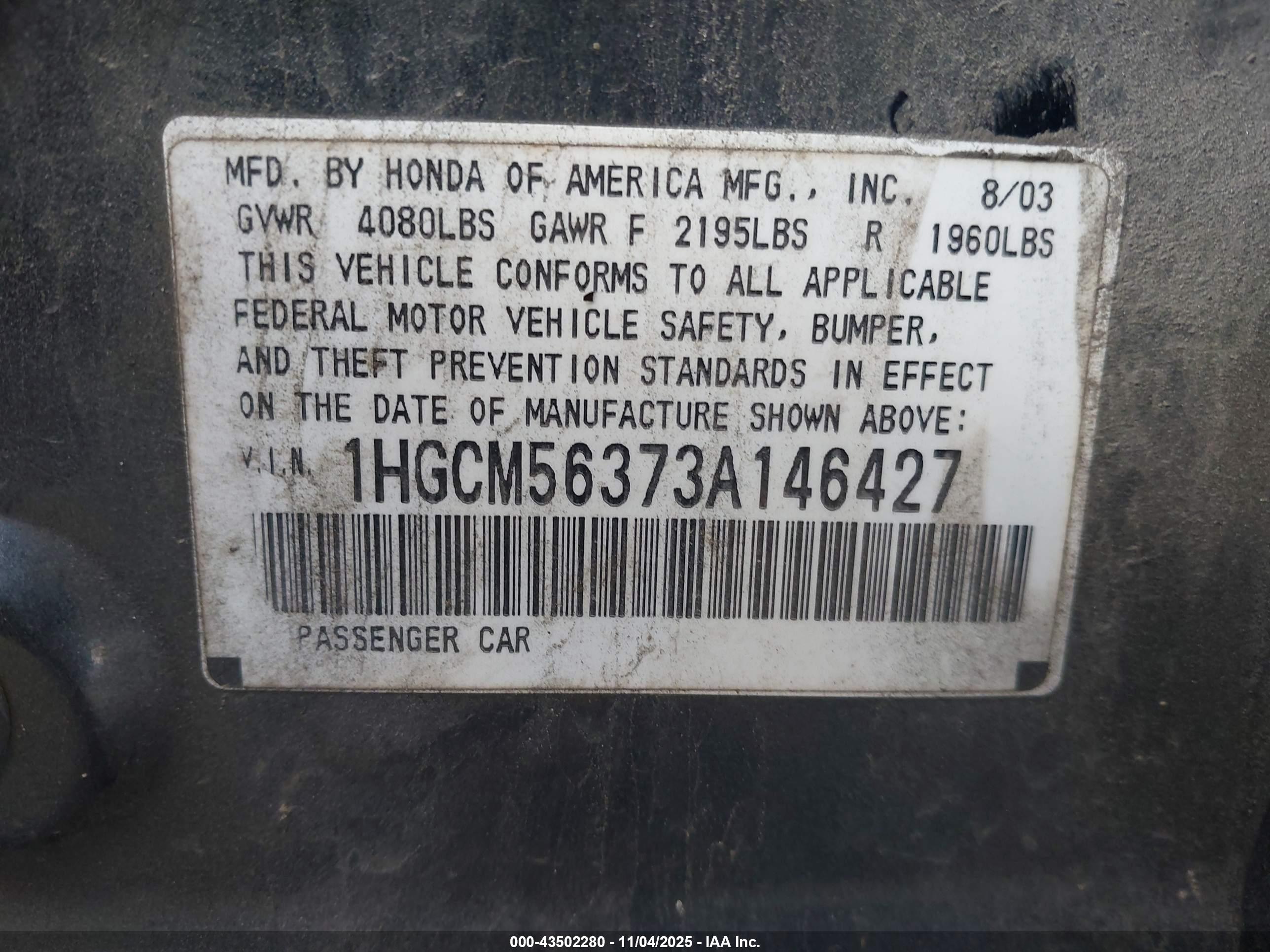 HONDA ACCORD image 9
