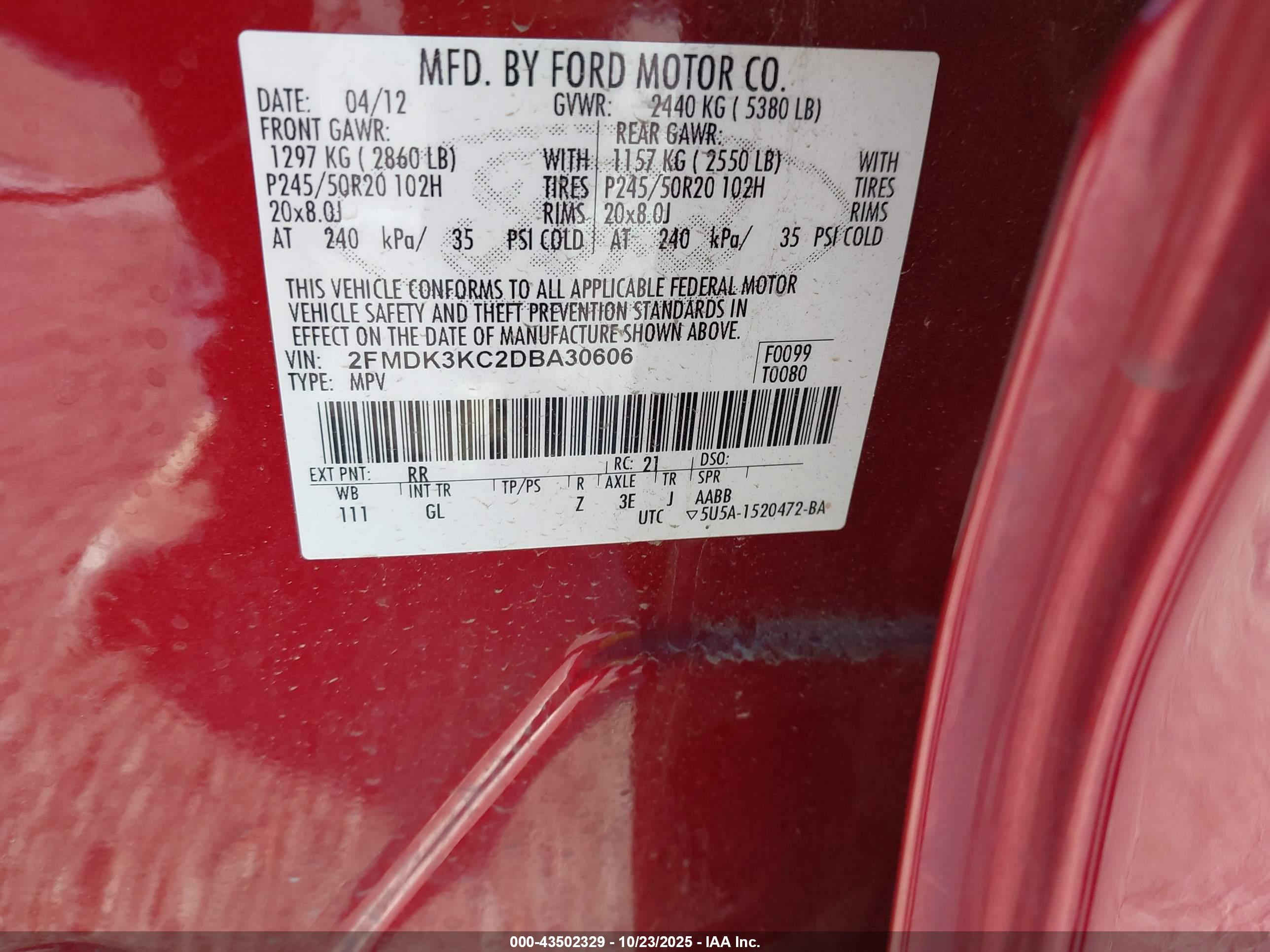 FORD EDGE image 9