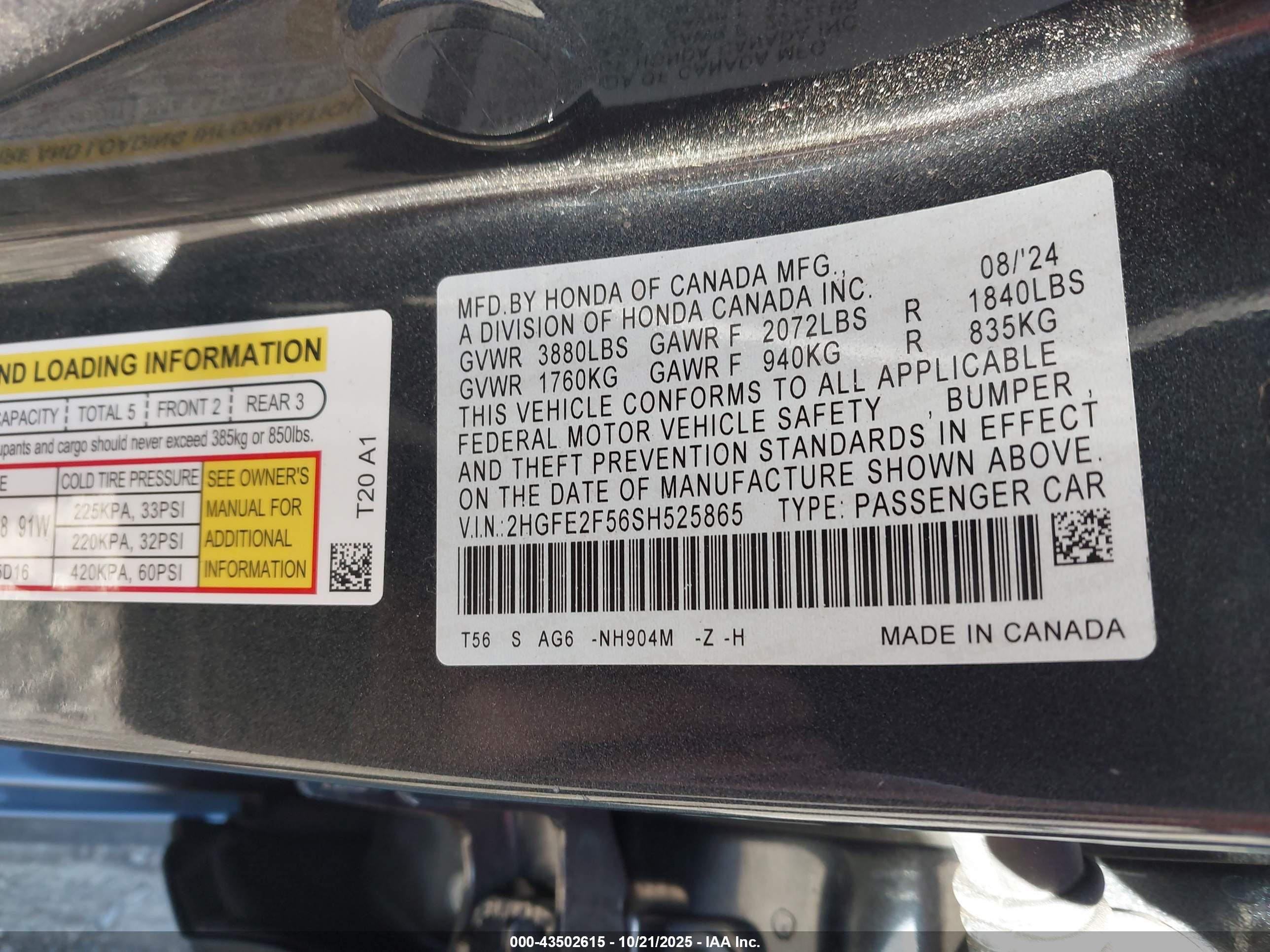 HONDA CIVIC image 9