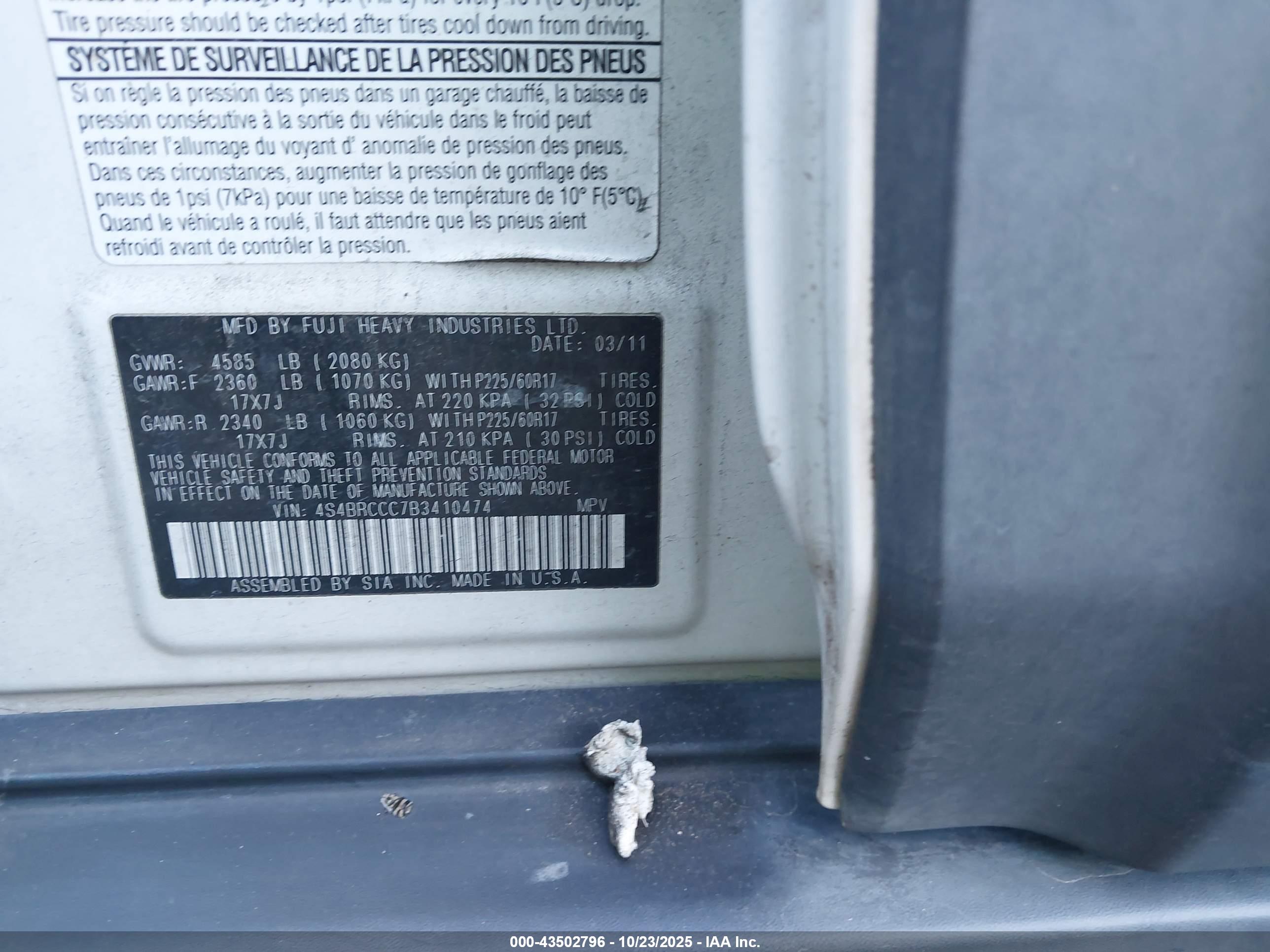 SUBARU OUTBACK image 9