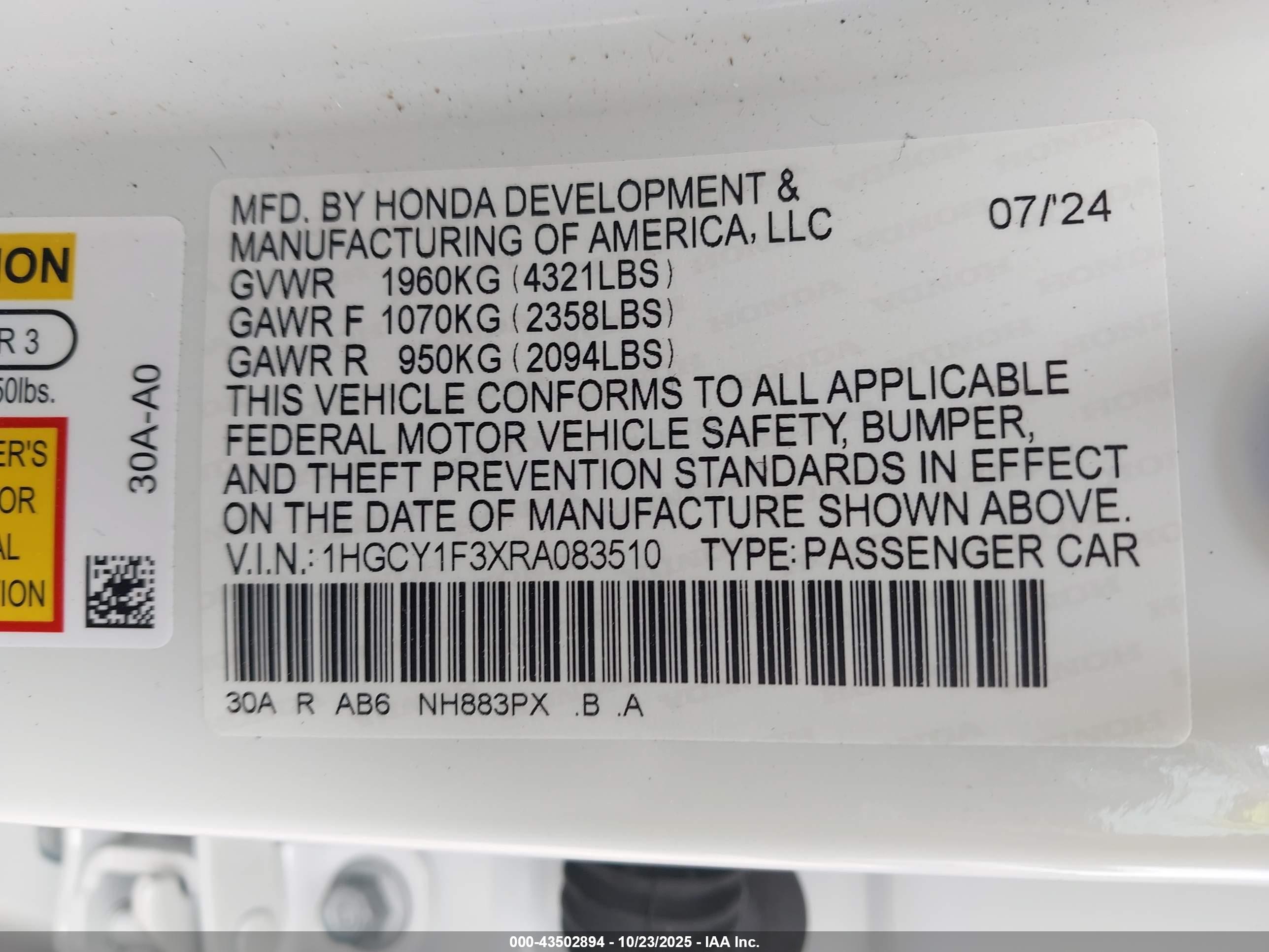 HONDA ACCORD image 9