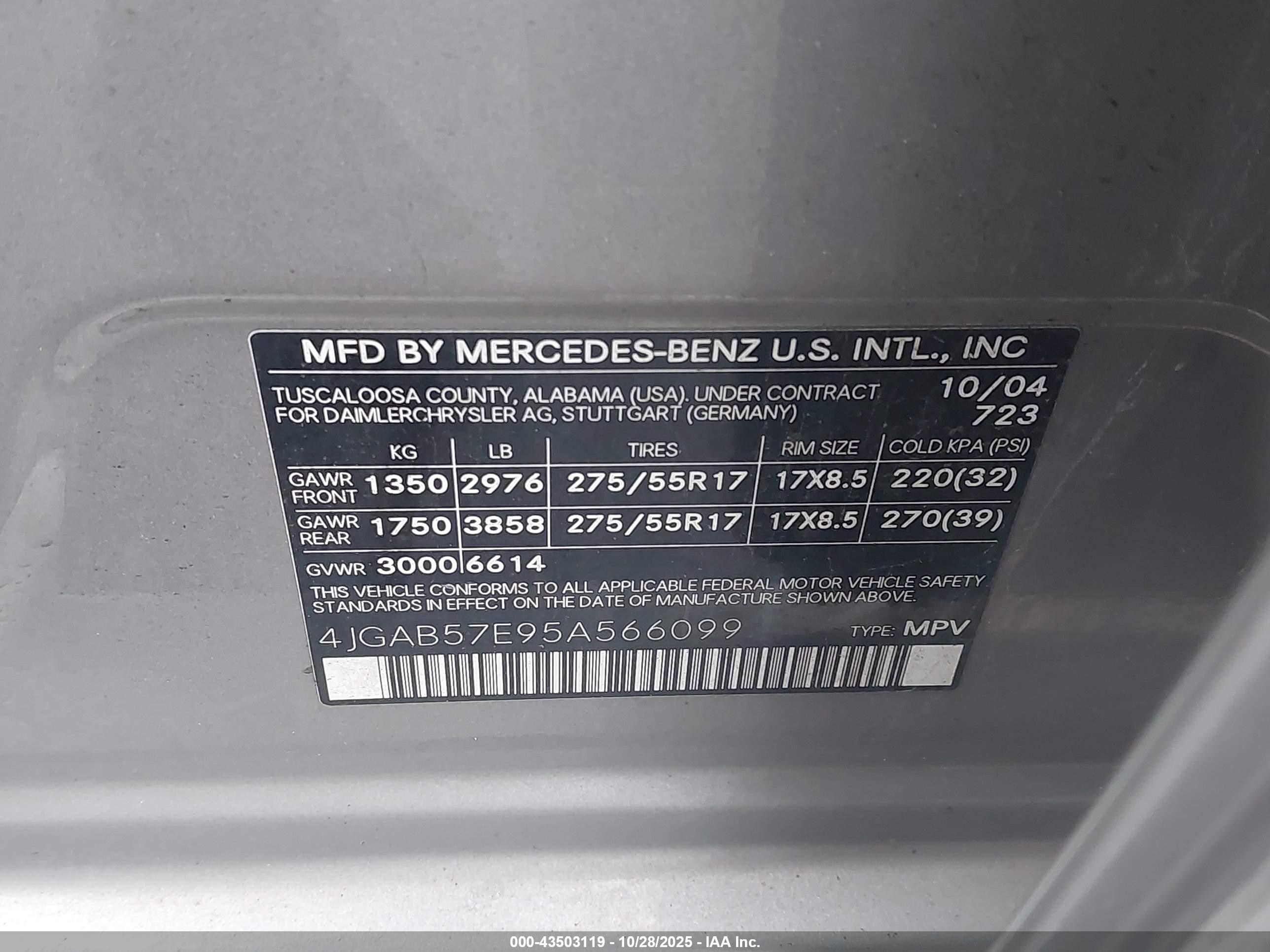 MERCEDES-BENZ ML image 9