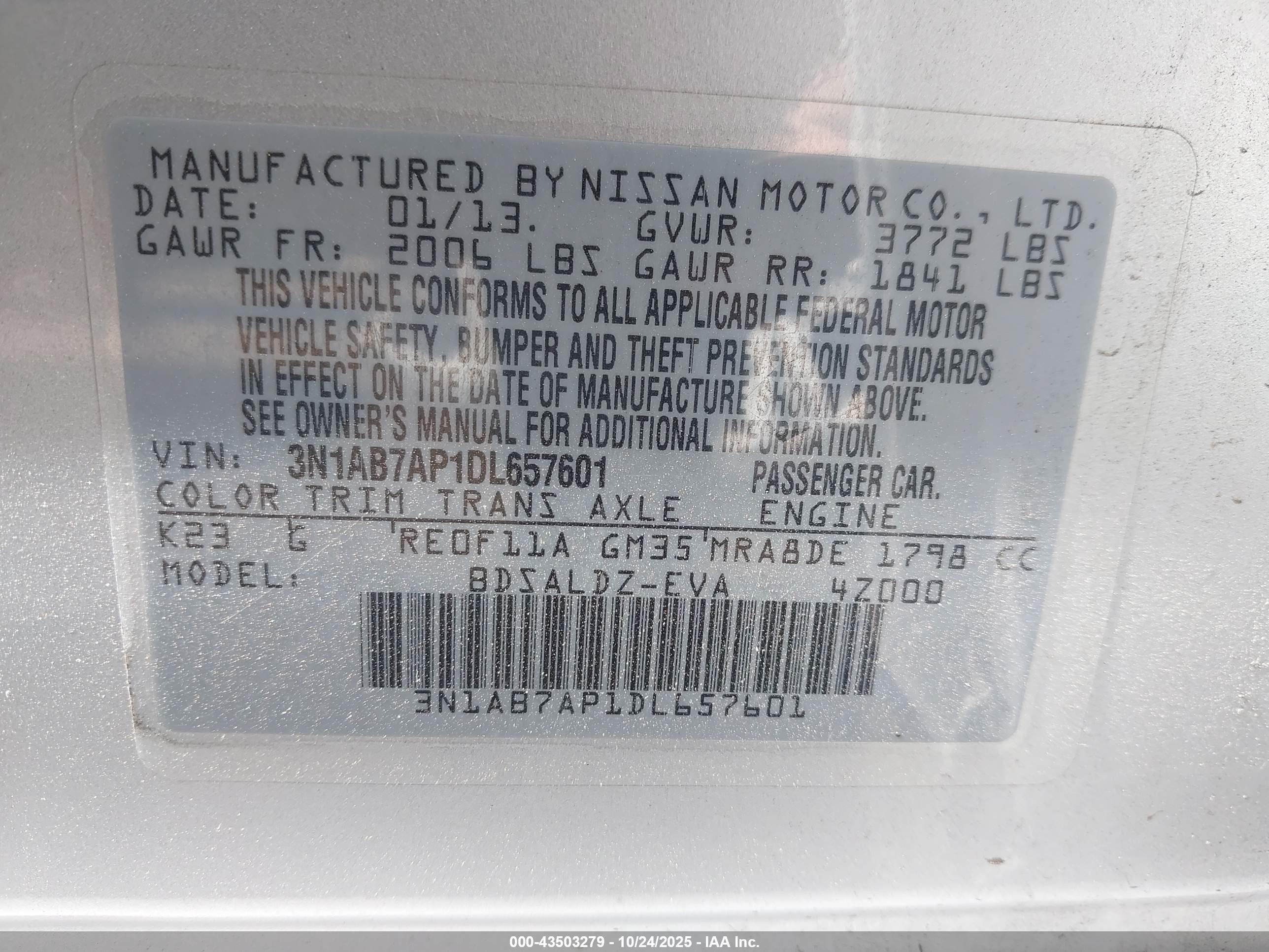 NISSAN SENTRA image 9