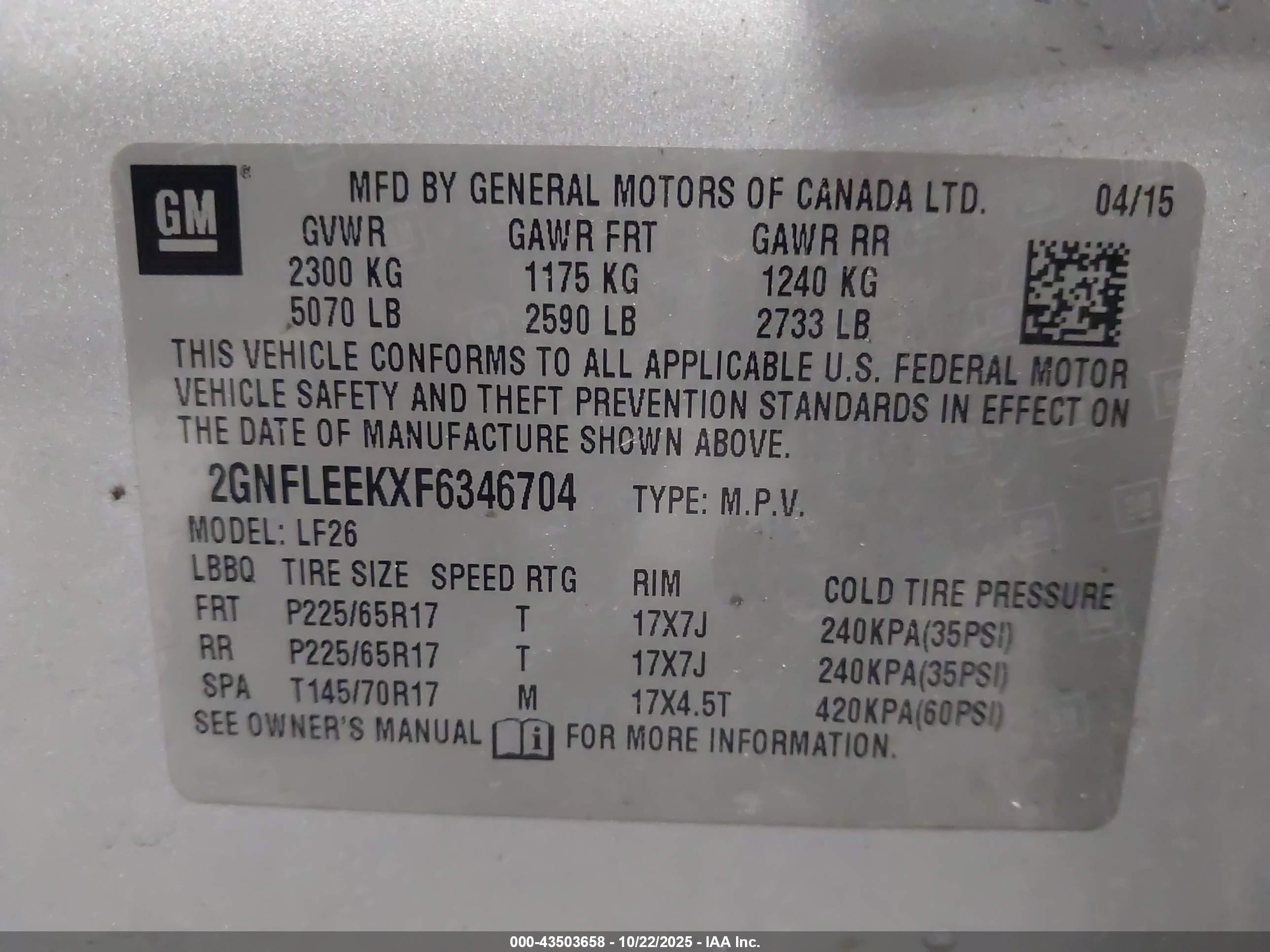 CHEVROLET EQUINOX image 9