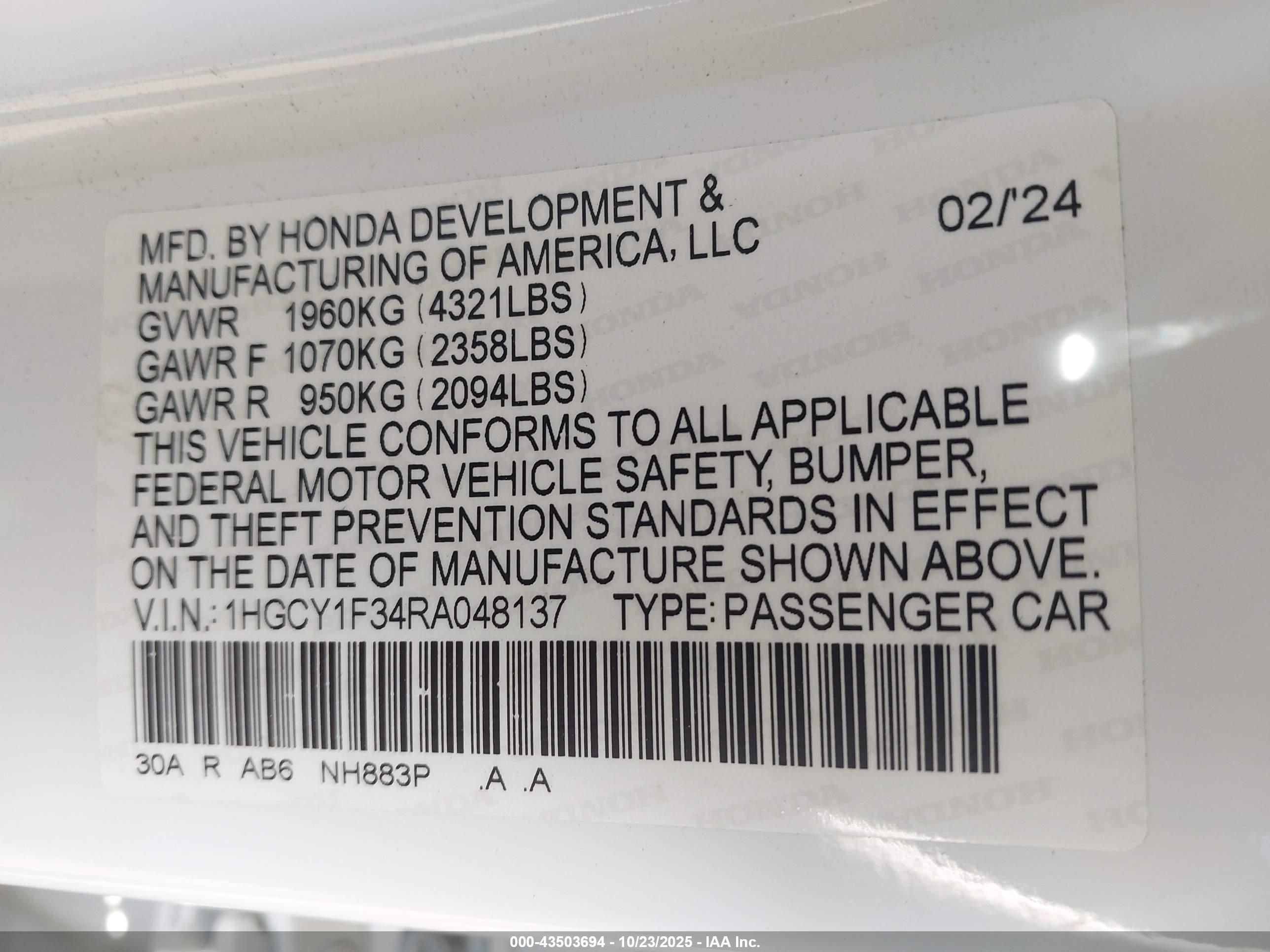 HONDA ACCORD image 9