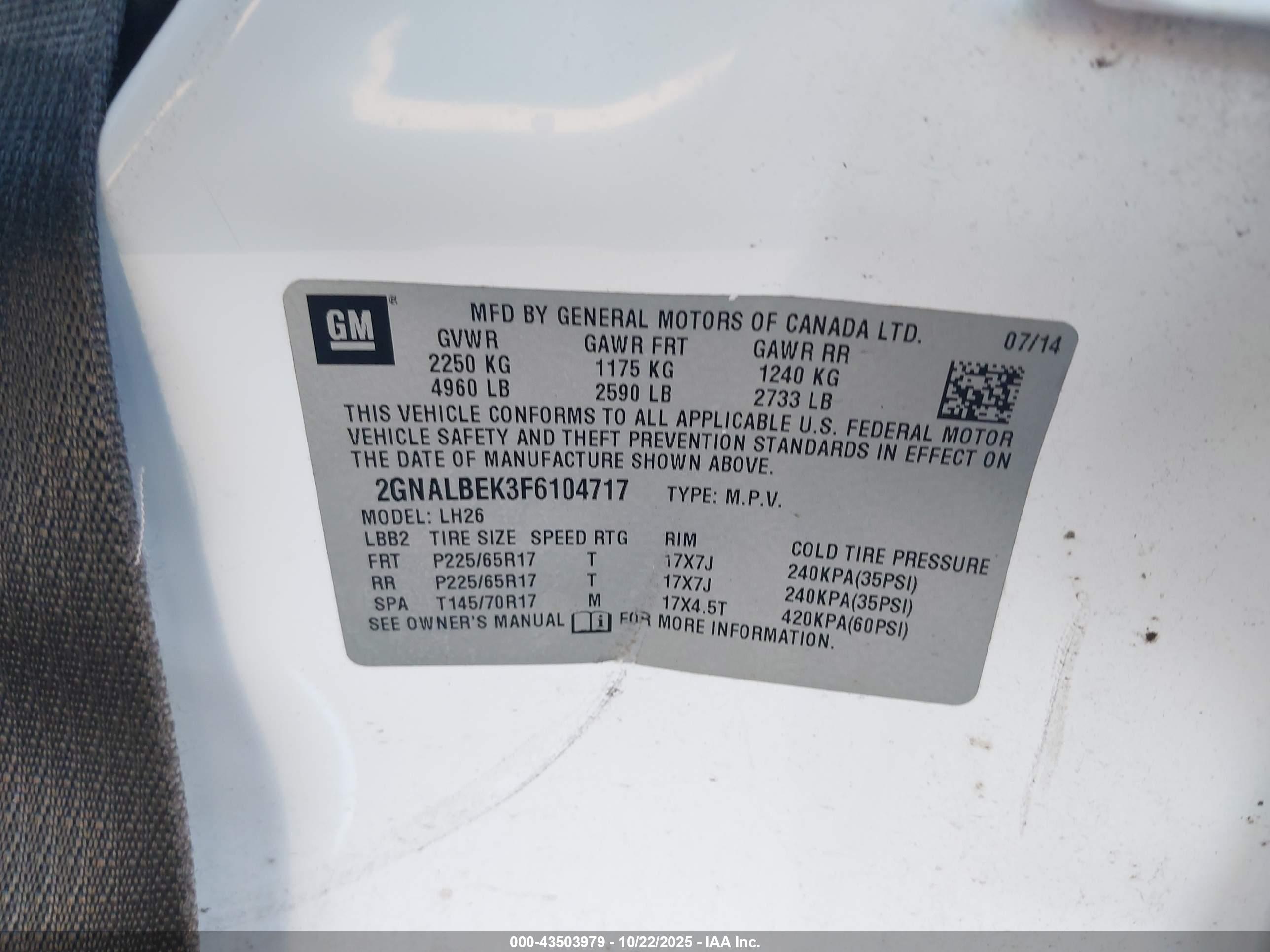 CHEVROLET EQUINOX image 9