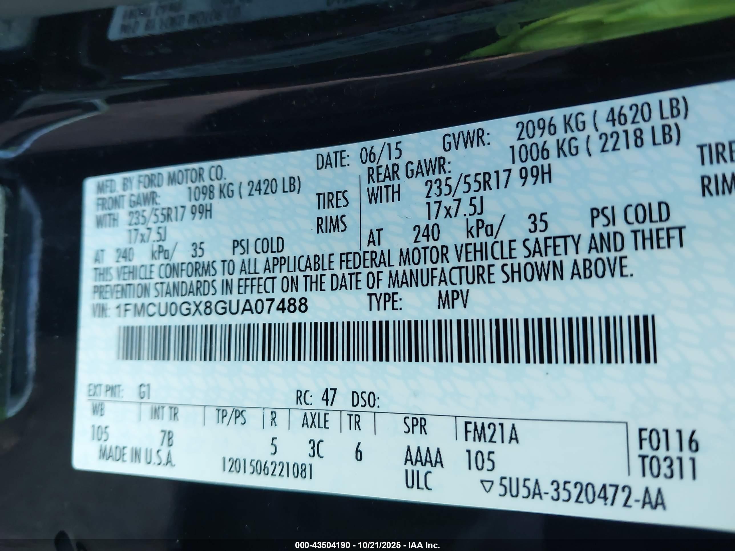 FORD ESCAPE image 9