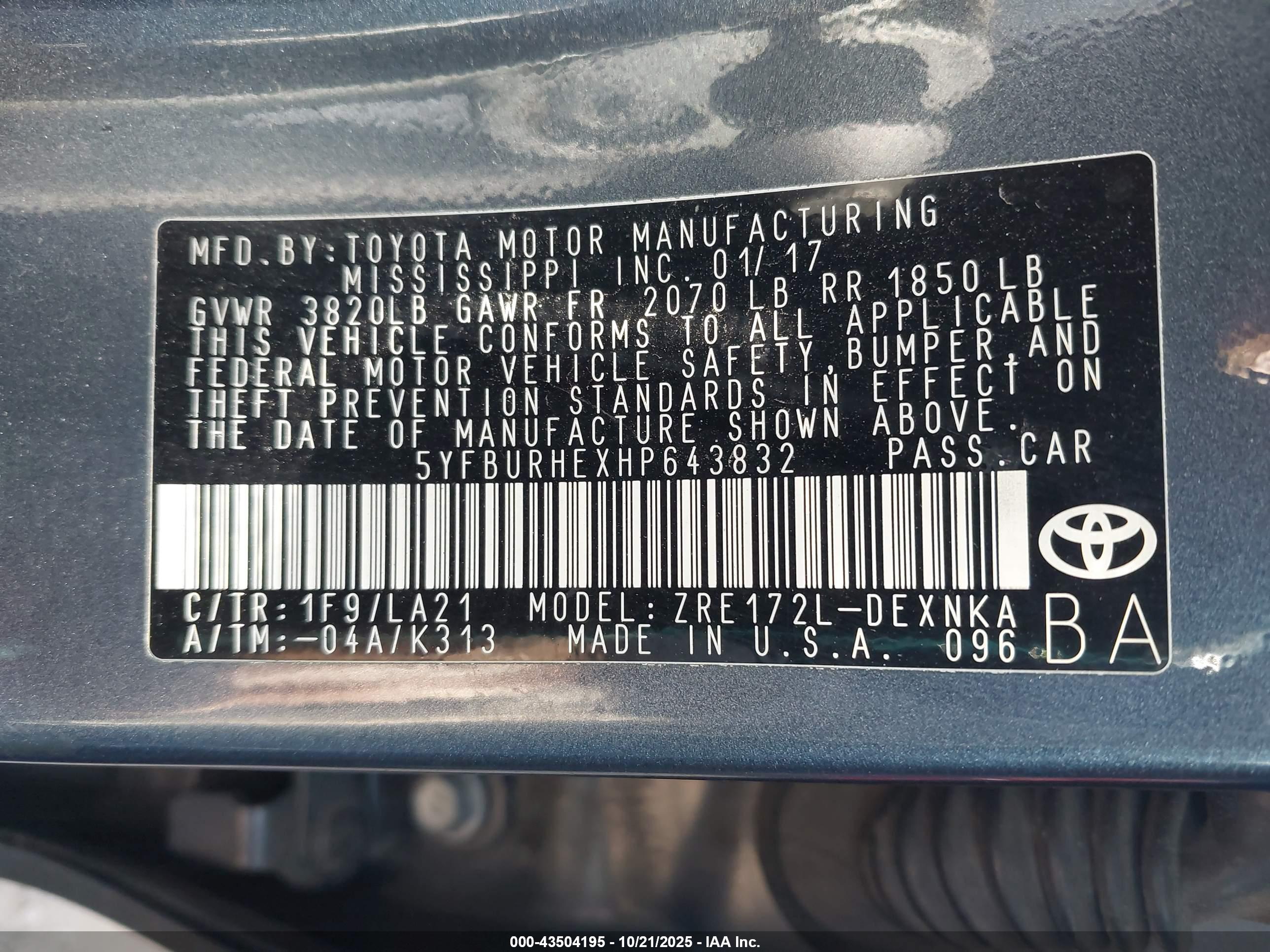 TOYOTA COROLLA image 9
