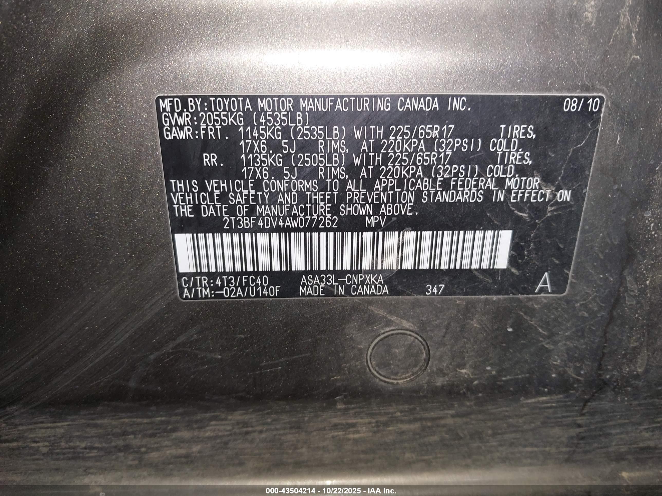 TOYOTA RAV4 image 9