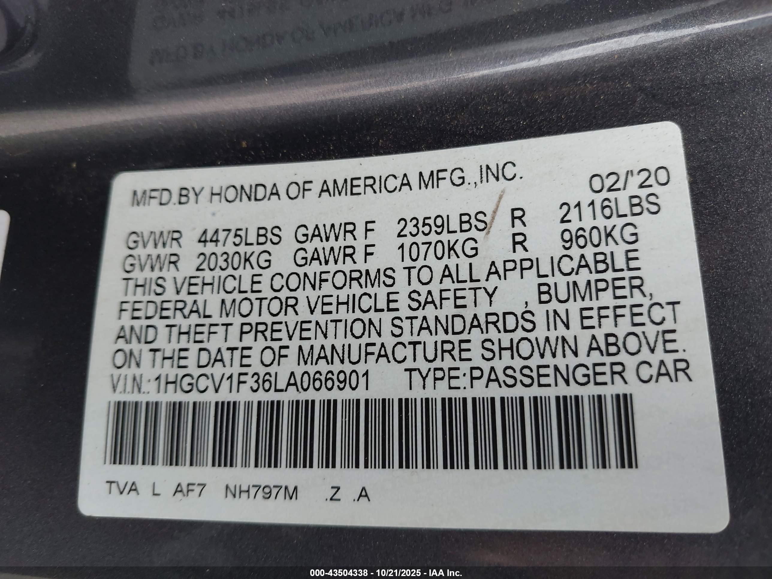 HONDA ACCORD image 9