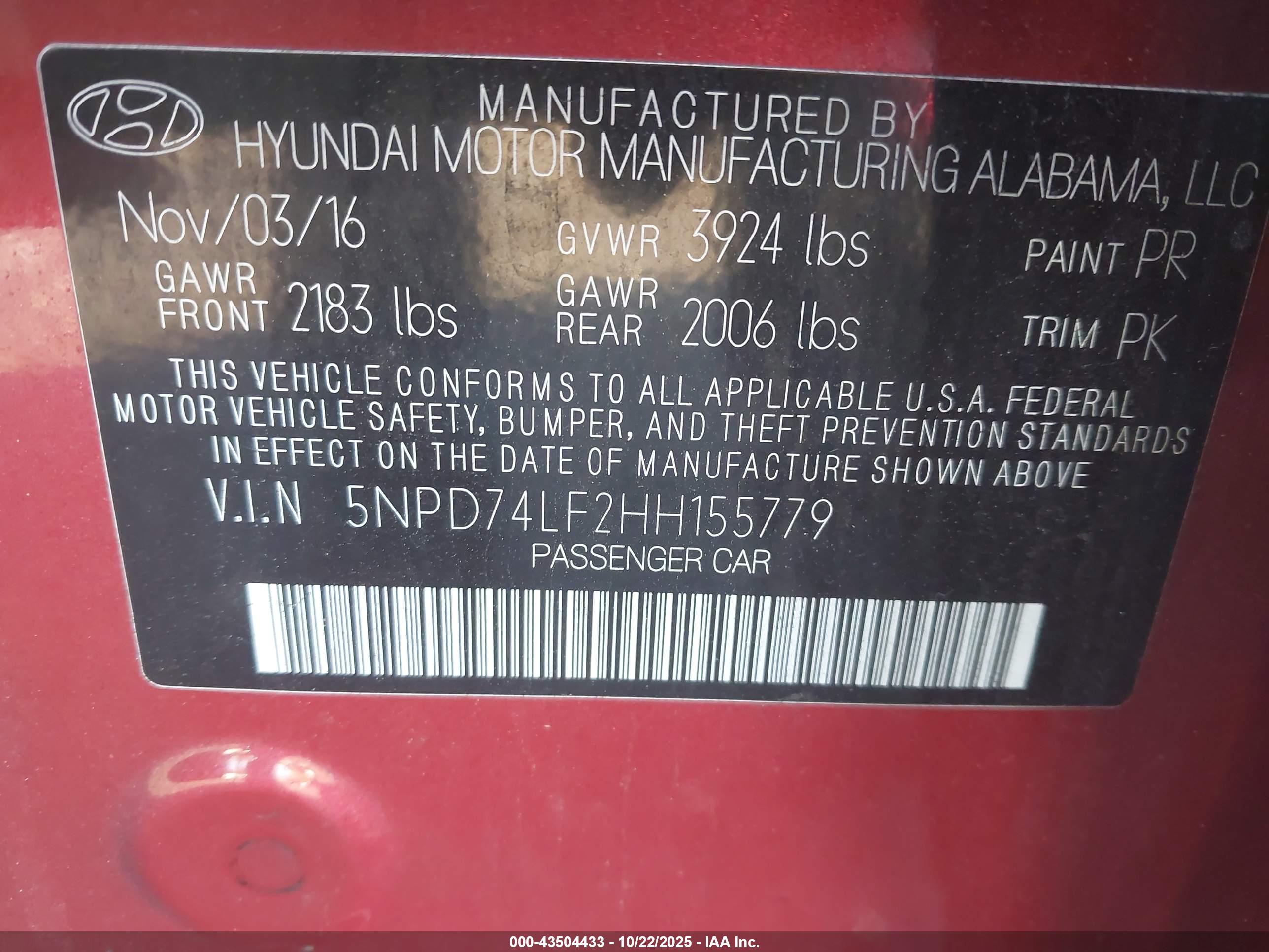 HYUNDAI ELANTRA image 9