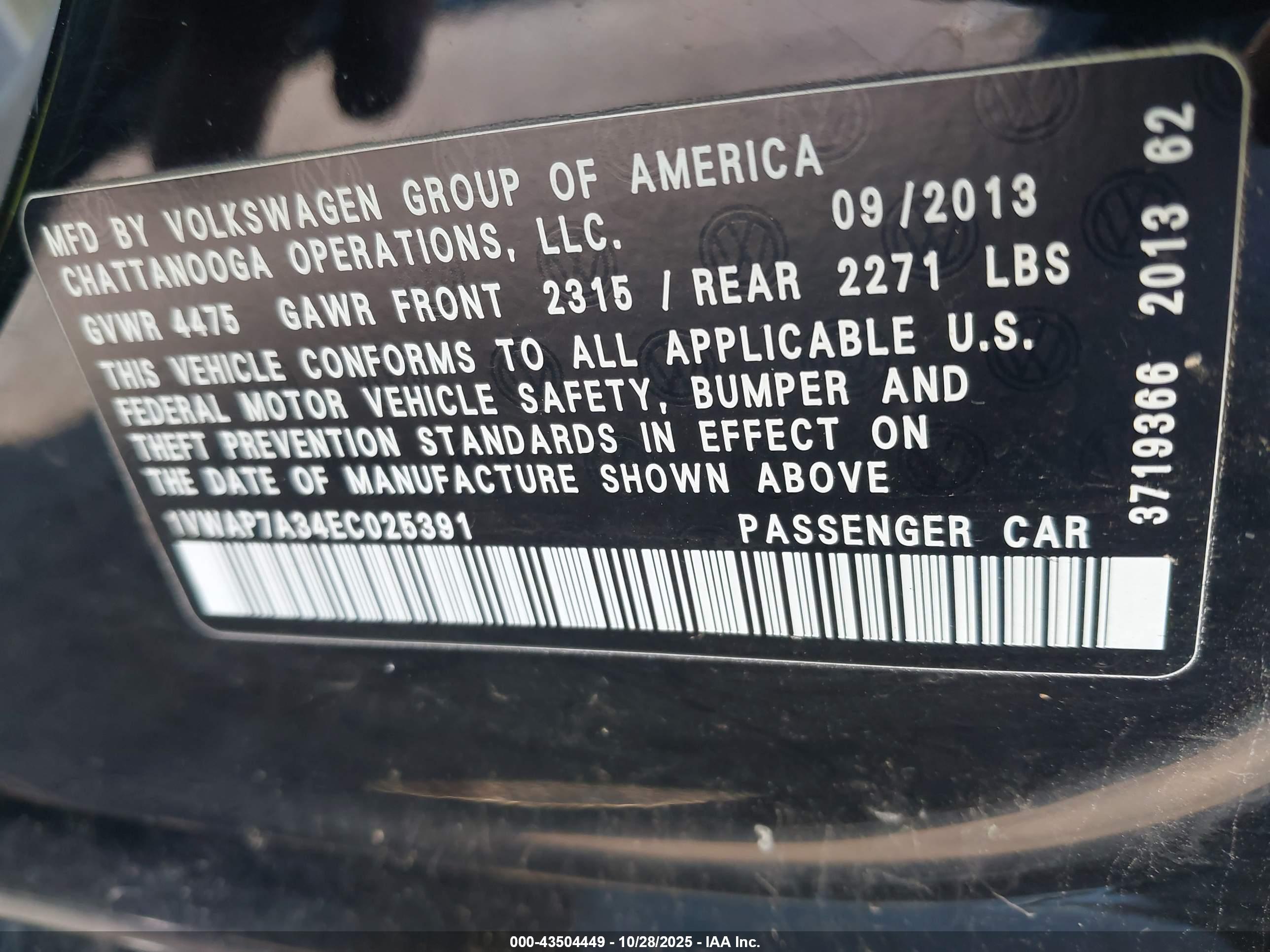VOLKSWAGEN PASSAT image 9