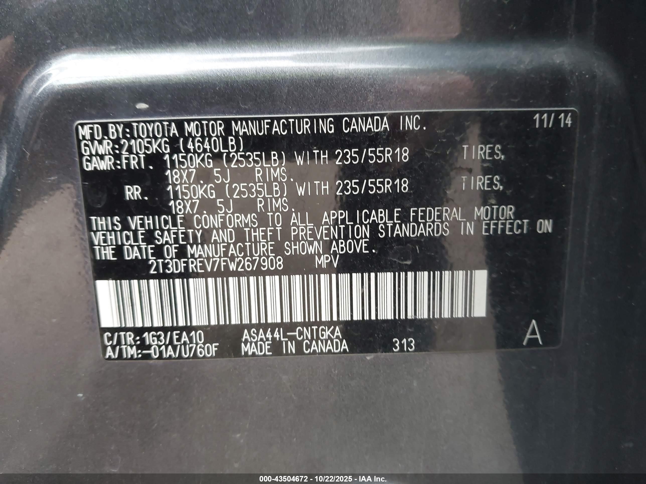 TOYOTA RAV4 image 9