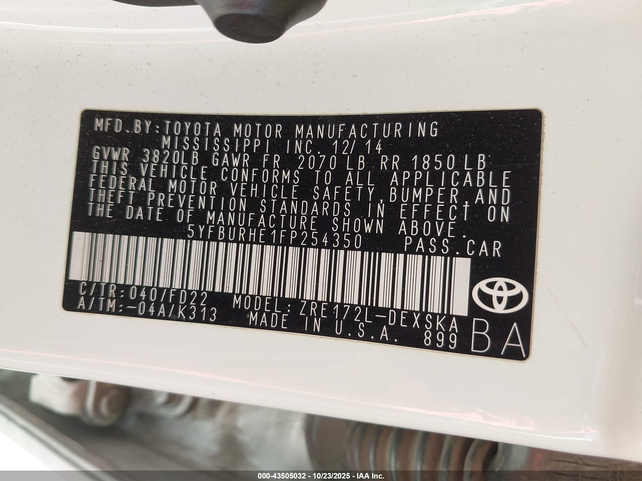 TOYOTA COROLLA image 9